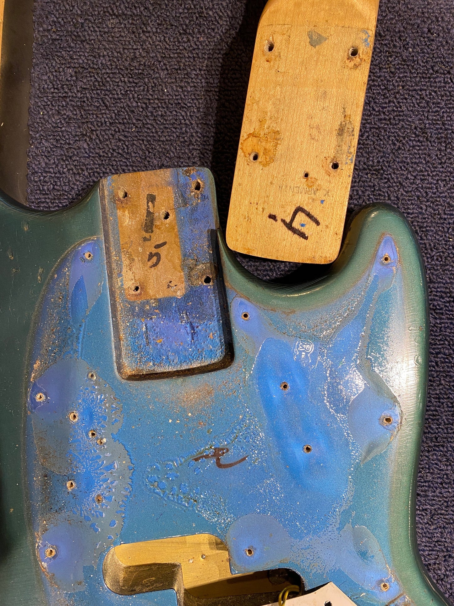 Fender Mustang Bass Competition Burgundy 1972