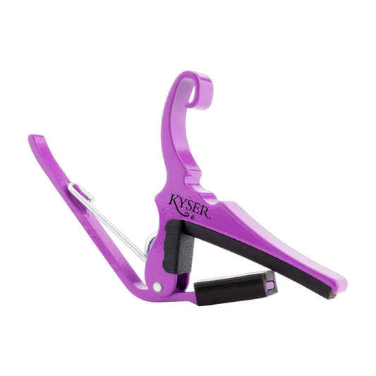 Kyser Quick-Change ColorWaves Capo for 6-String Acoustic Guitars Purple Rain