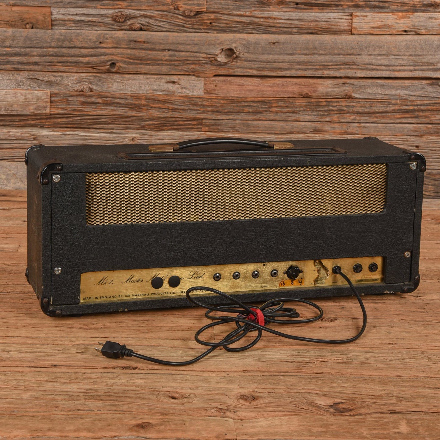 Marshall JMP 2203 Mk 2 Master Model 100-Watt Lead 100-Watt Guitar Amp Head 1977