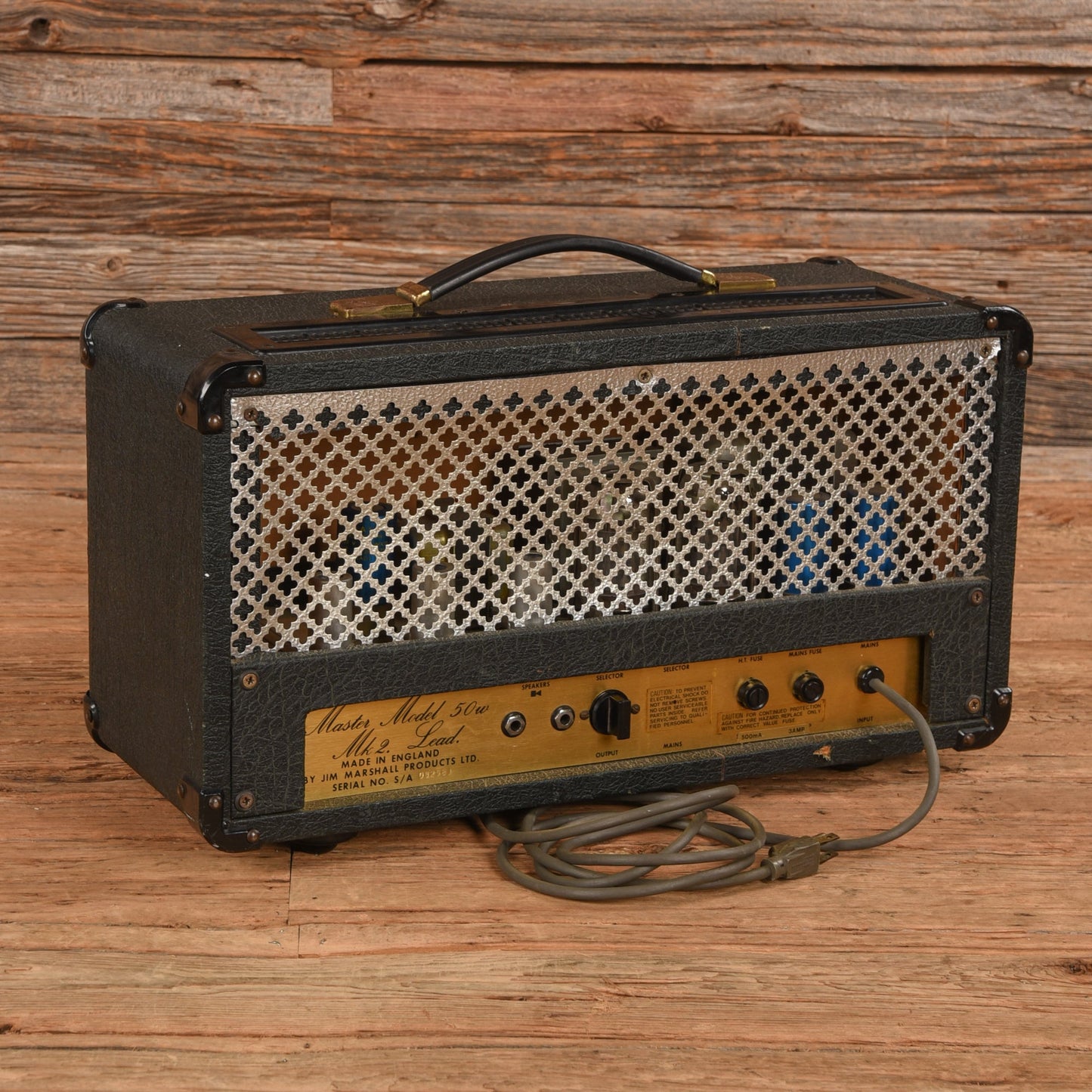 Marshall JMP Model 1987 Mk II 50-Watt Guitar Amp Head 1977