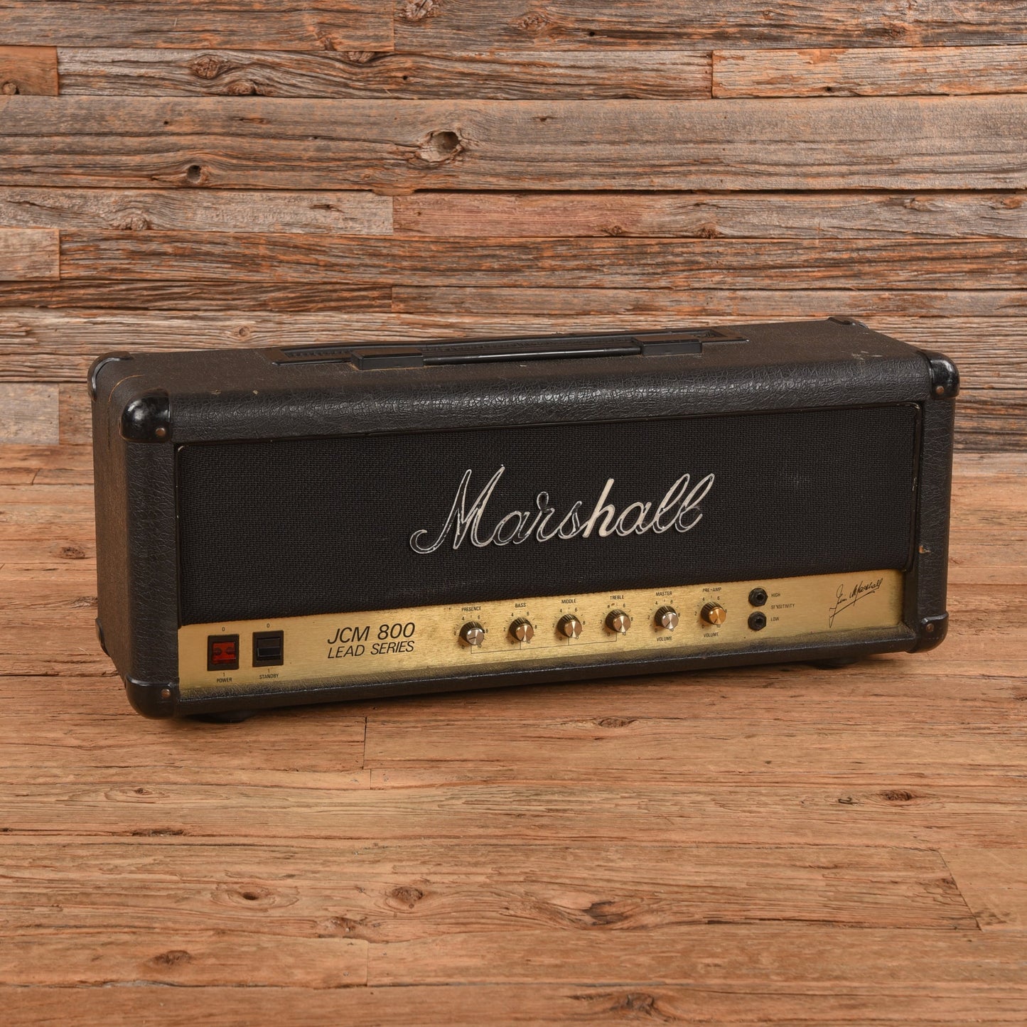 Marshall JCM 800 Lead Series Model 2203 100-Watt Master Volume Guitar Amp Head 1983
