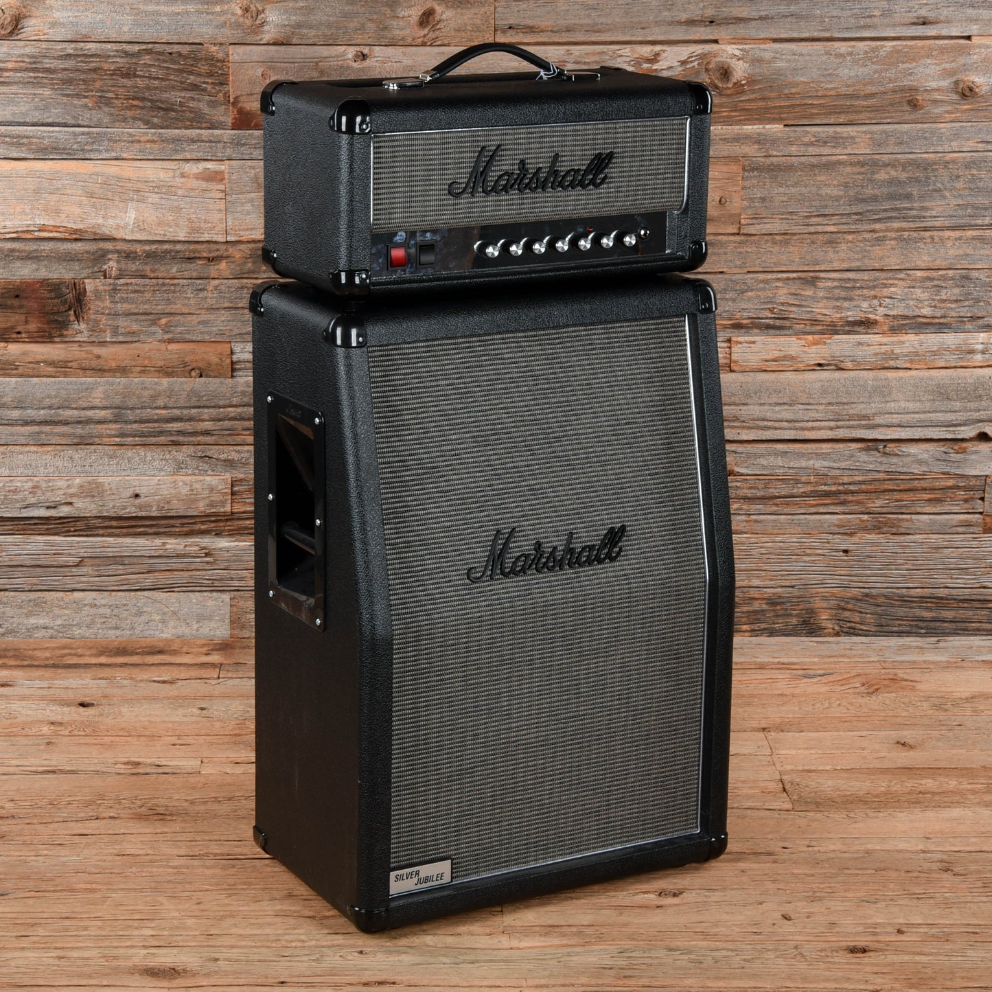 Marshall Studio 2525H Silver Jubilee Head w/ Matching Vertical 2x12 Cabinet