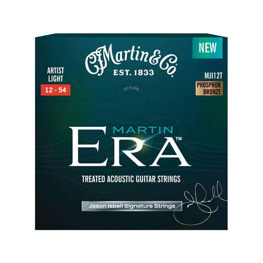 Martin Era MJI12T Treated Acoustic Guitar Strings Artist Light 12-54