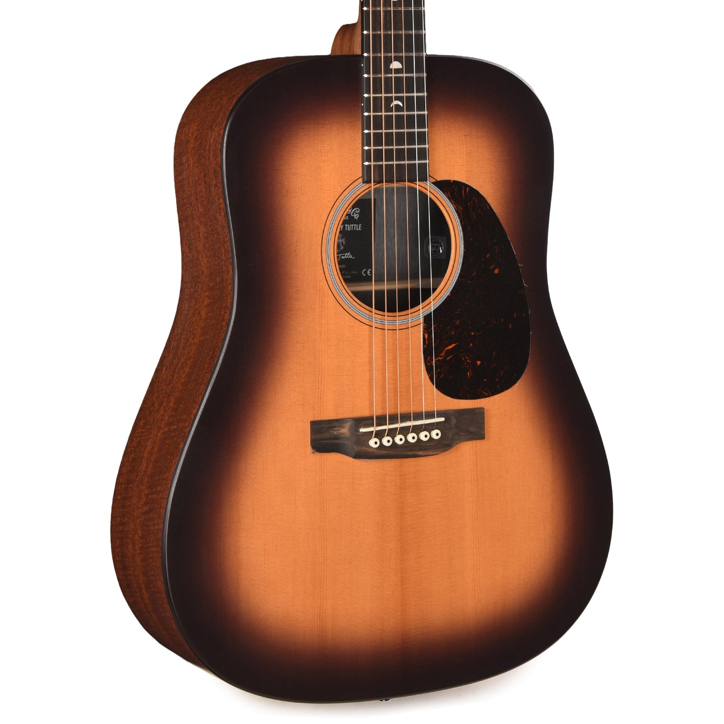 Martin Custom Artist D-X2E Molly Tuttle Spruce/Figured Mahogany HPL Vintage Sunburst