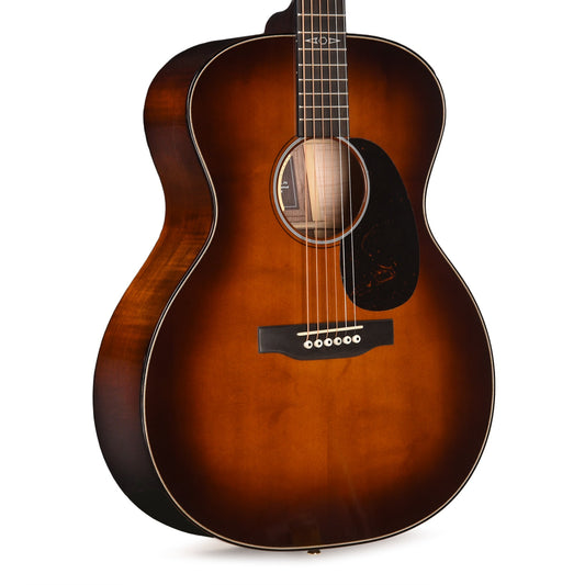 Martin Certified Wood Series GPE Inception Maple Cutaway European Spruce/Flamed Maple Amber Fade Sunburst
