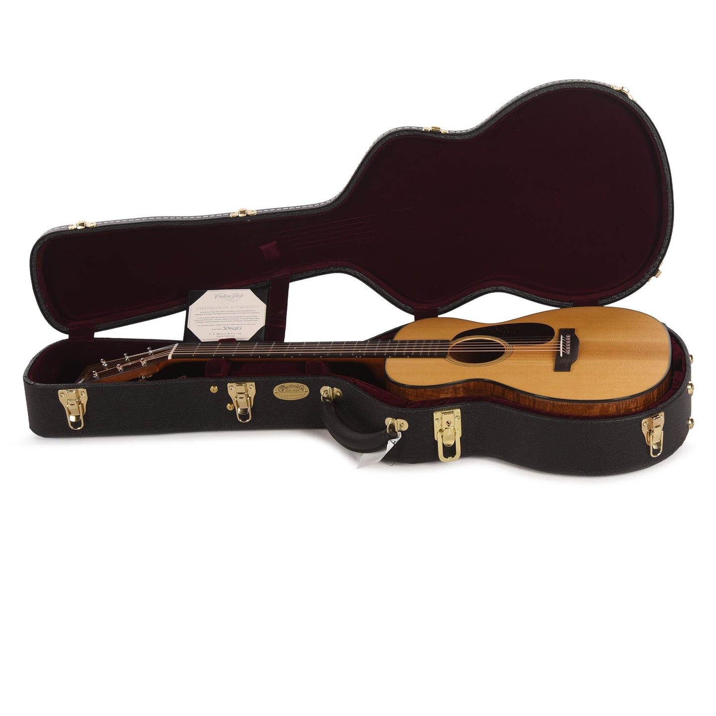 Martin Custom Shop 0-18 Style Concert Adirondack Spruce VTS/Flamed Mahogany Natural Vintage Gloss