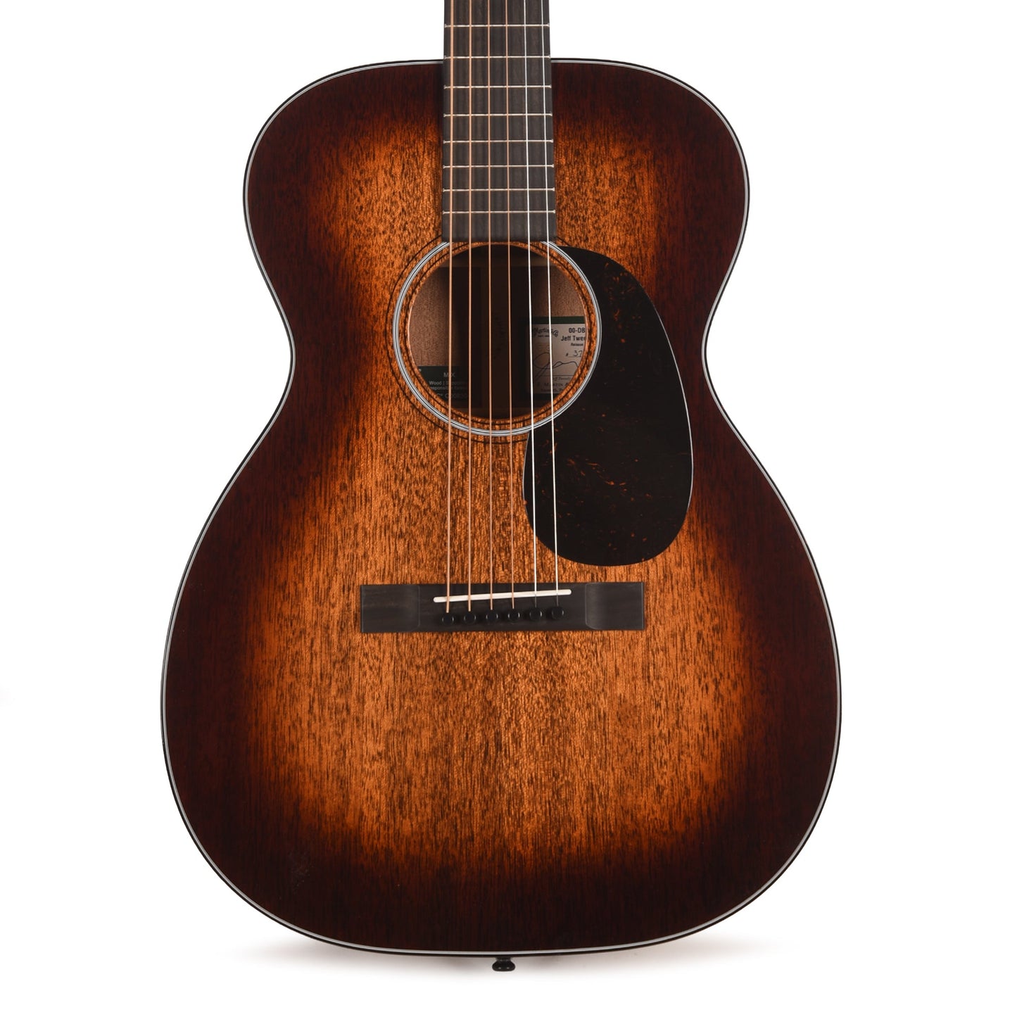 Martin Artist 00DB Jeff Tweedy Certified Mahogany Tweedy Burst