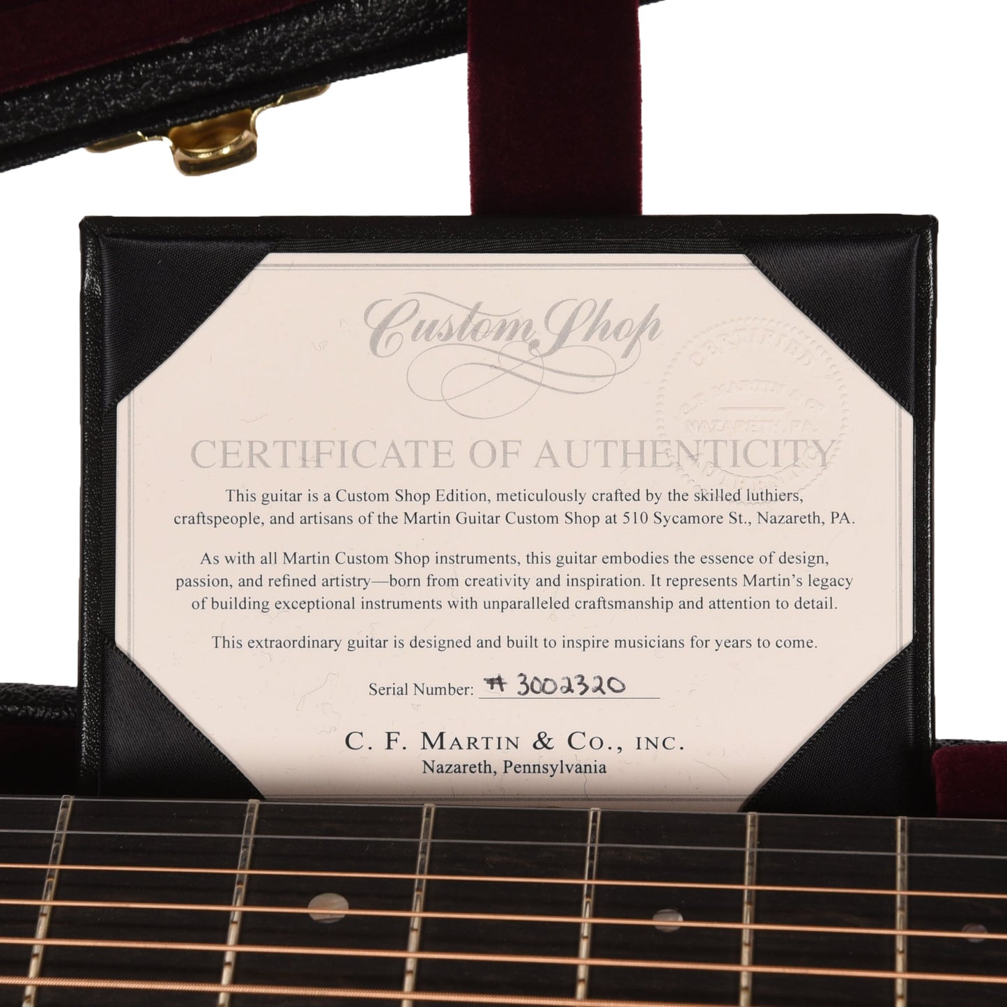 Martin Custom Shop 00-18 Style Grand Concert Sitka Spruce VTS/Quilted Pommele Sapele 1935 Sunburst