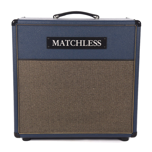 Matchless ESS112 30W 8ohm 1x12" Open Back Cabinet Navy w/ Gold Grille