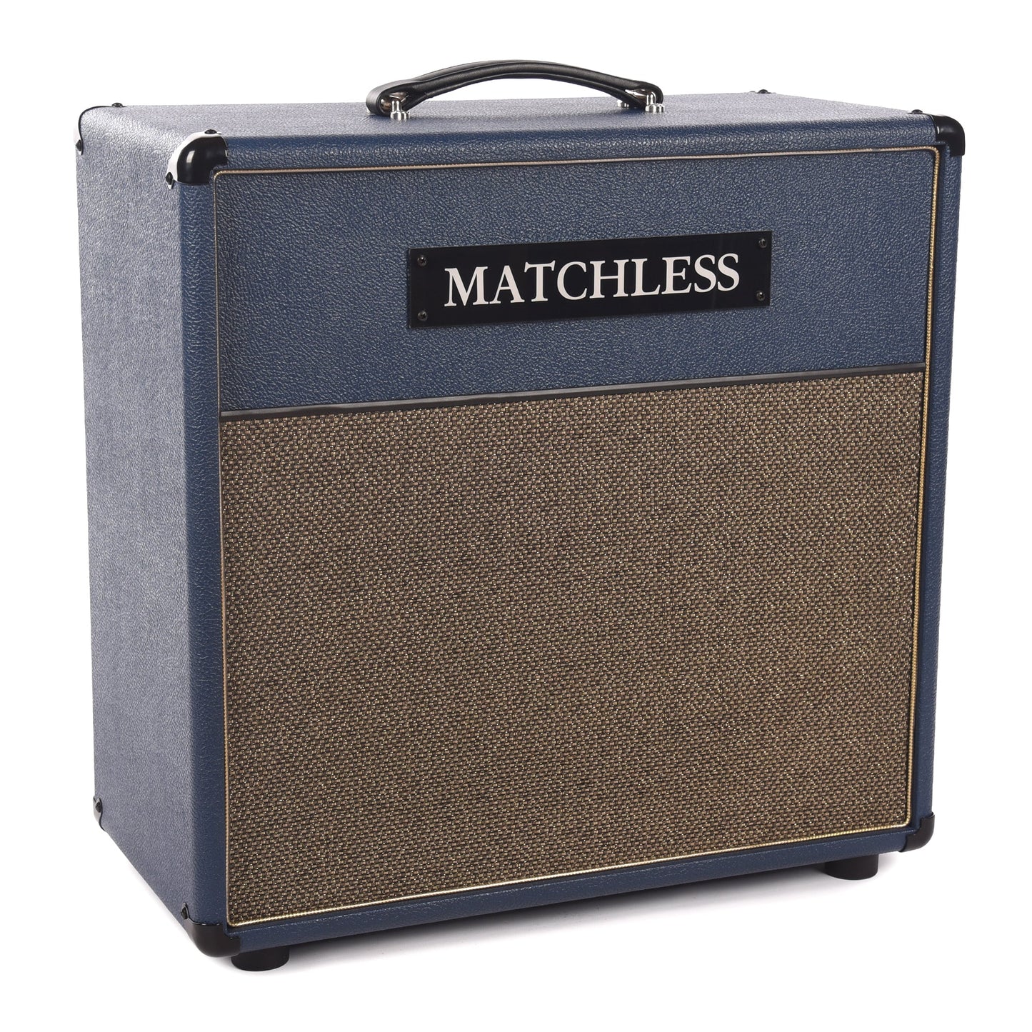 Matchless ESS112 30W 8ohm 1x12" Open Back Cabinet Navy w/ Gold Grille