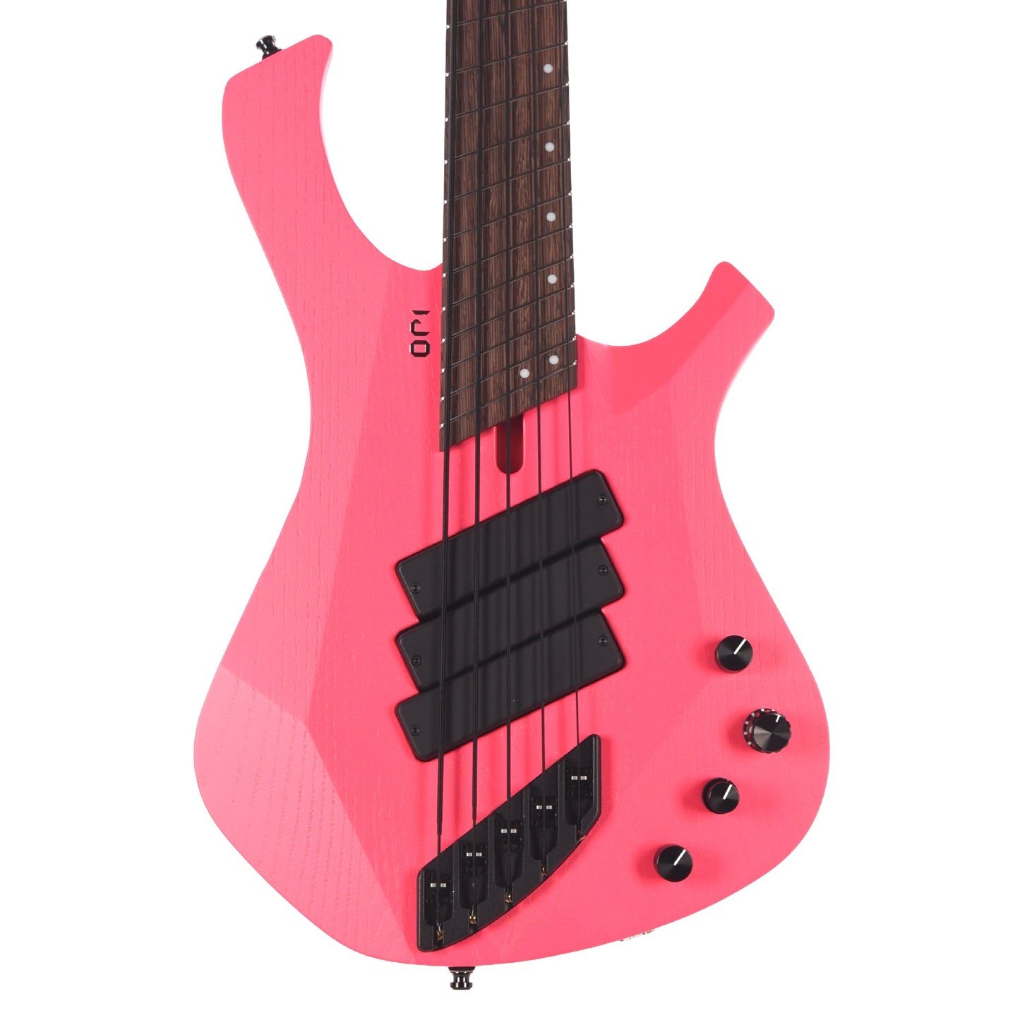 Mayones Ori Enji 5 Bass Monolith Hot Pink Matt (Displayed at NAMM 2026)