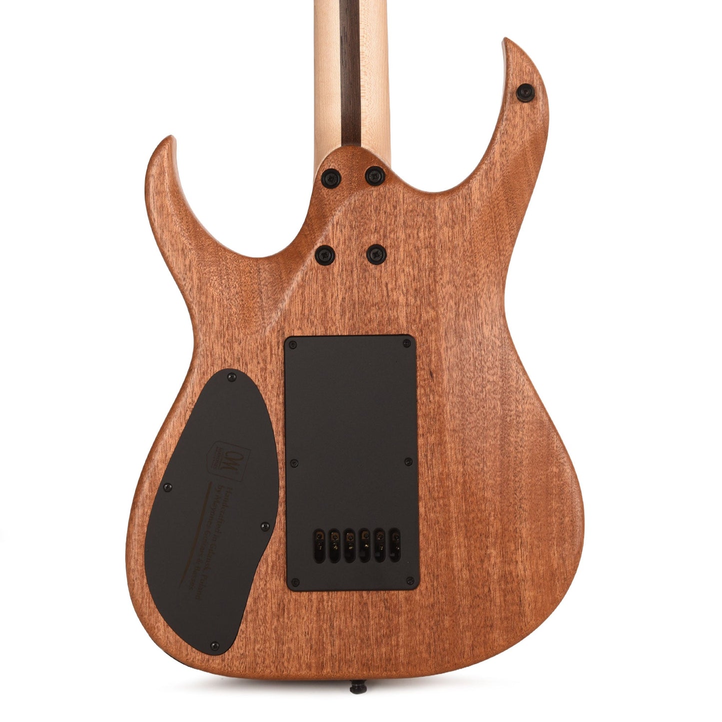 Mayones Duvell Elite 4Ever 6 AAA Curly Poplar Natural Fade Black Burst