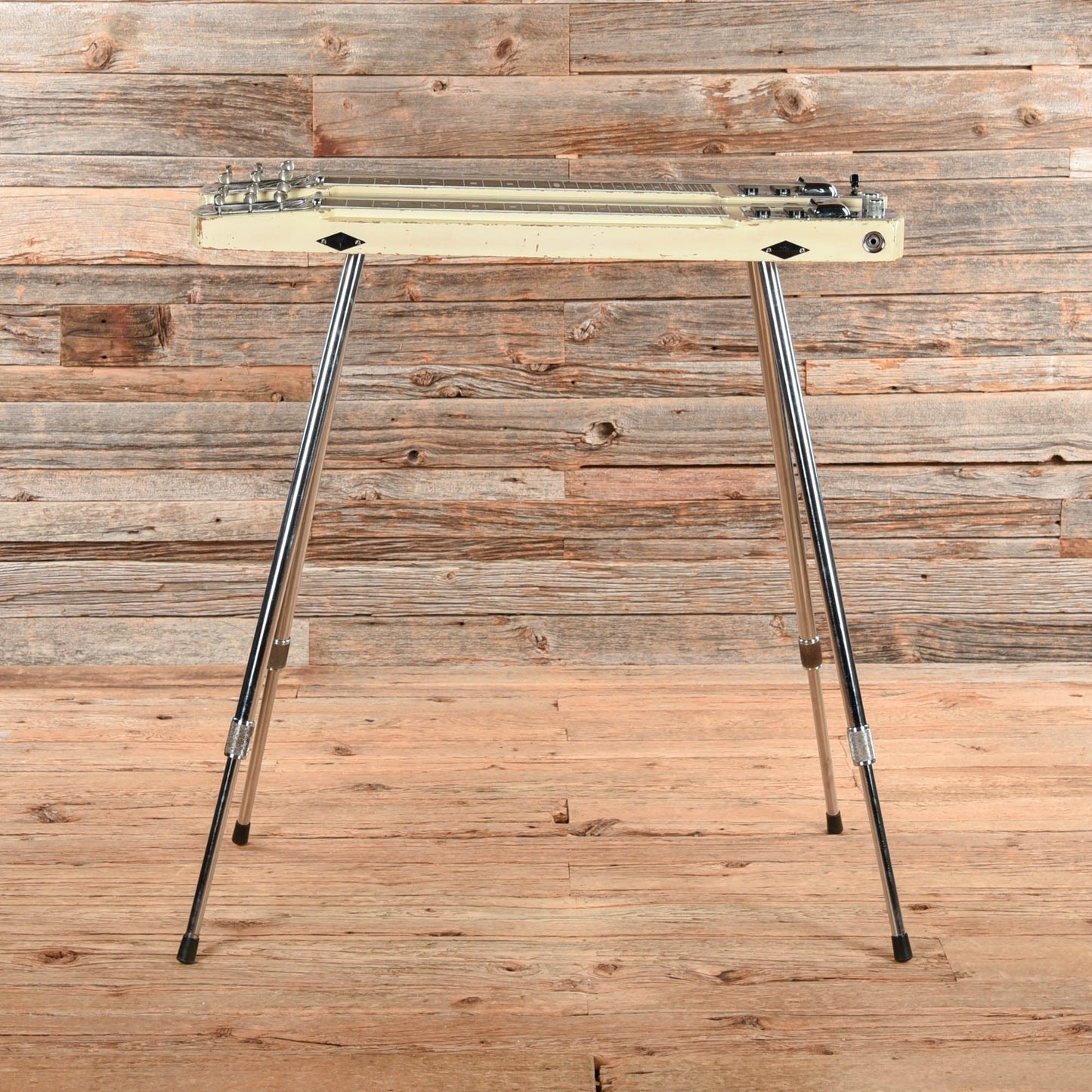 Fender Lap Steel Double Neck White 1958 - Dave Amato of REO Speedwagon