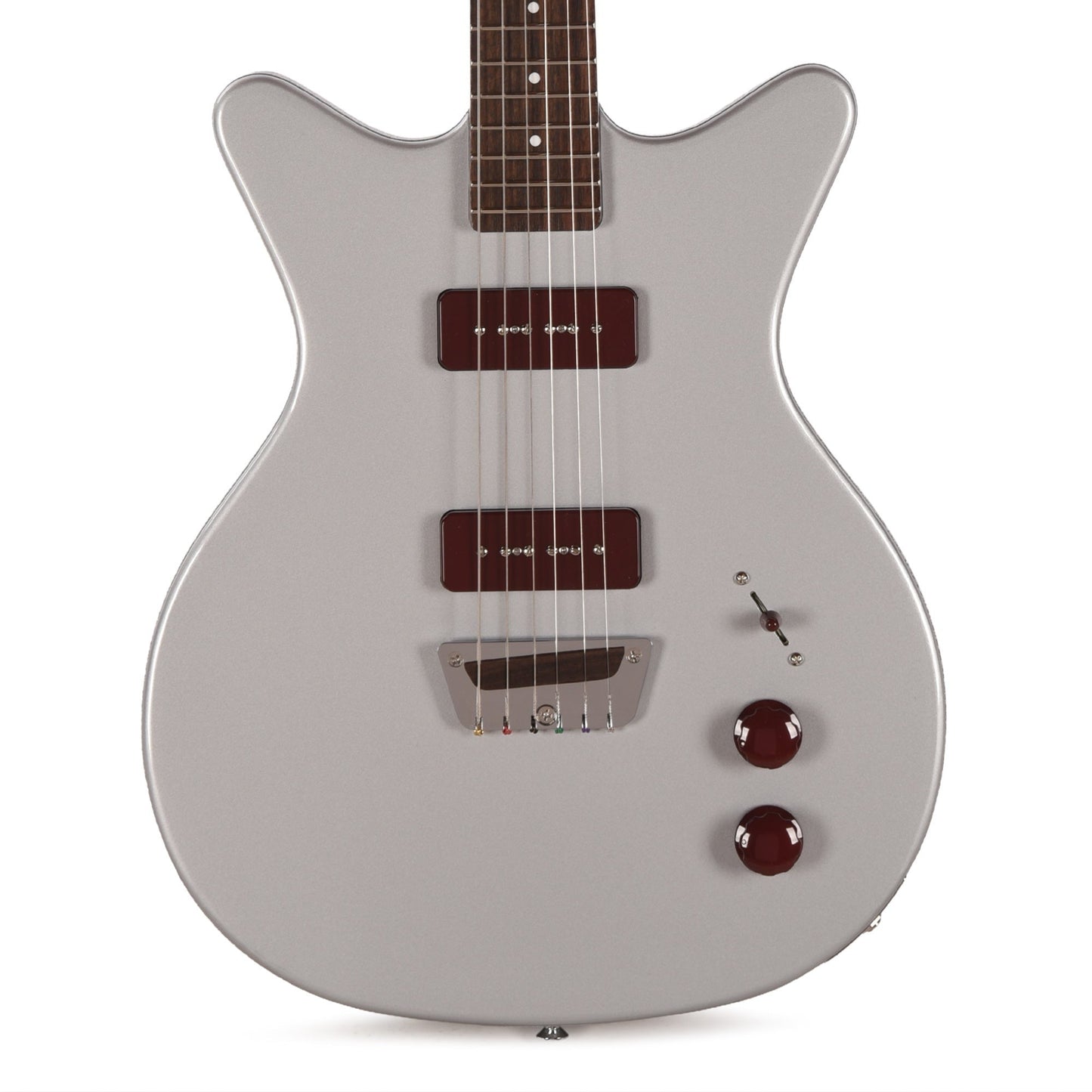 Danelectro Dan O. Mano Electric Guitar Silver