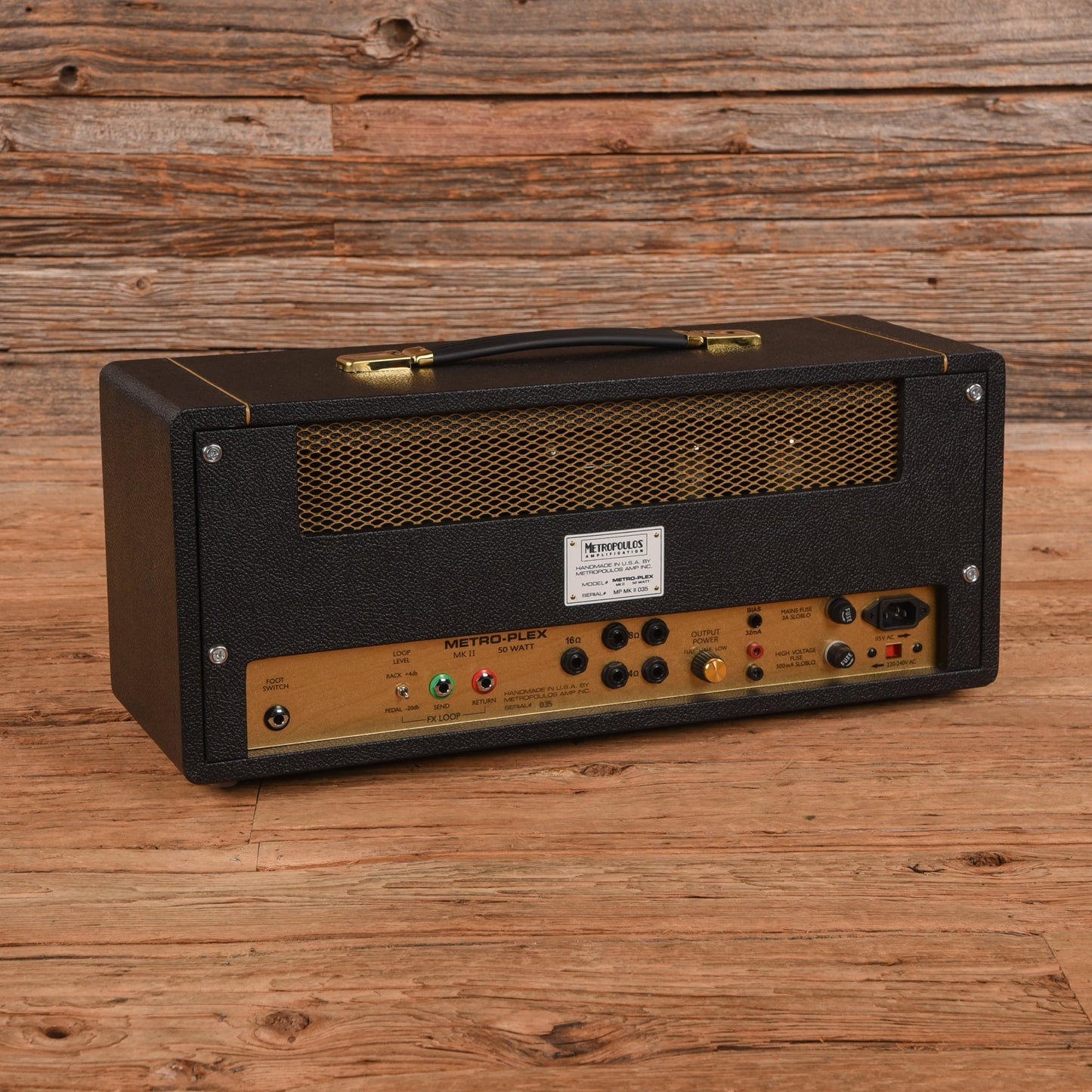 Metropoulos Metro-Plex MkII 50-Watt Head