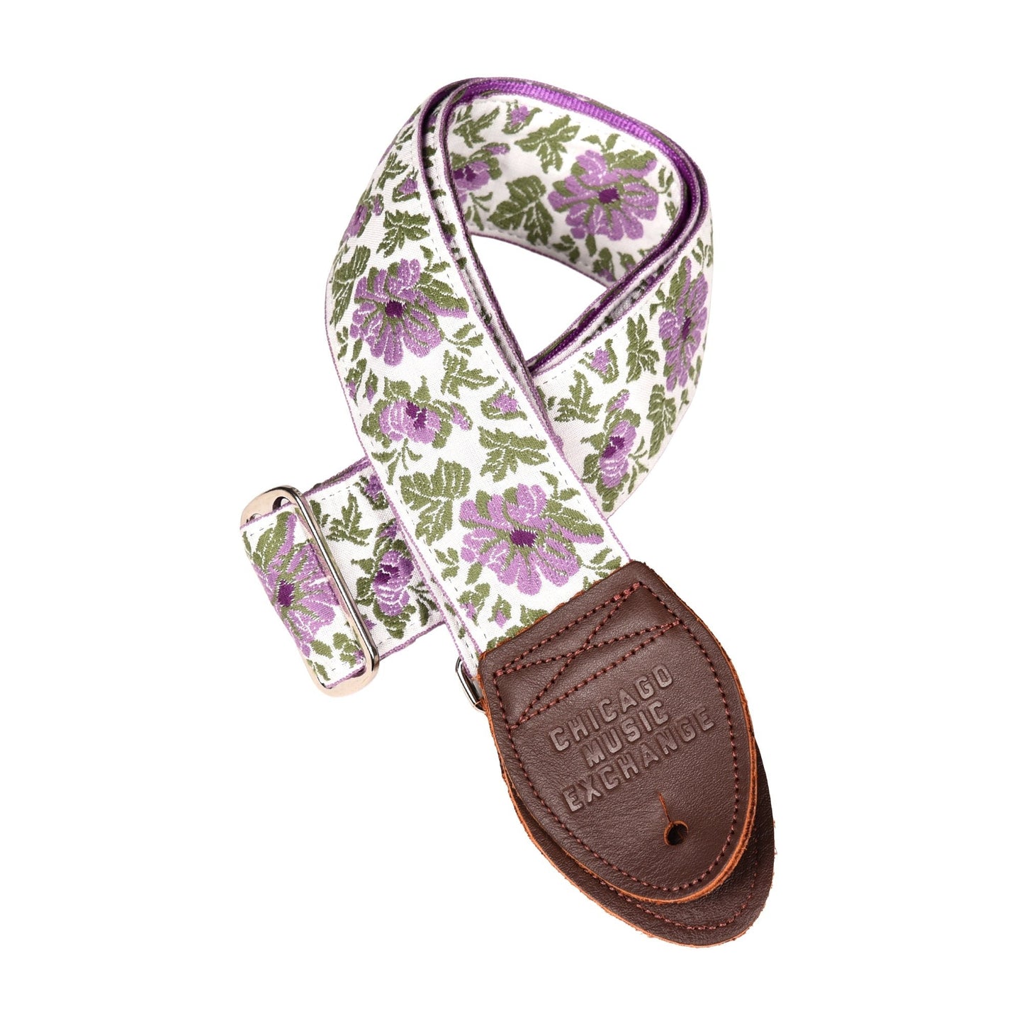 Souldier Larkspur 2" Strap w/Lilac Belt & Warm Brown Ends