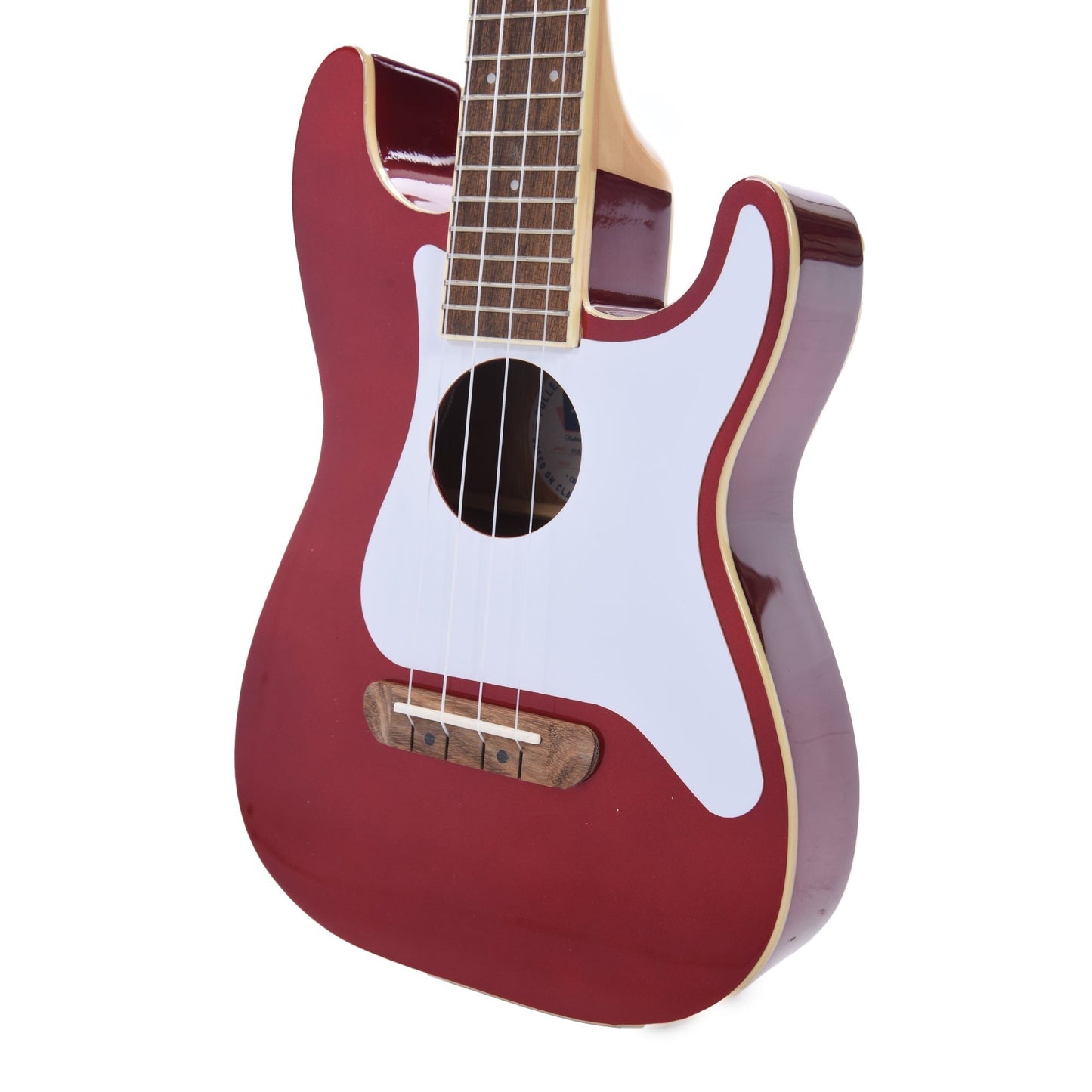 Fender Fullerton Stratocaster Ukulele Candy Apple Red