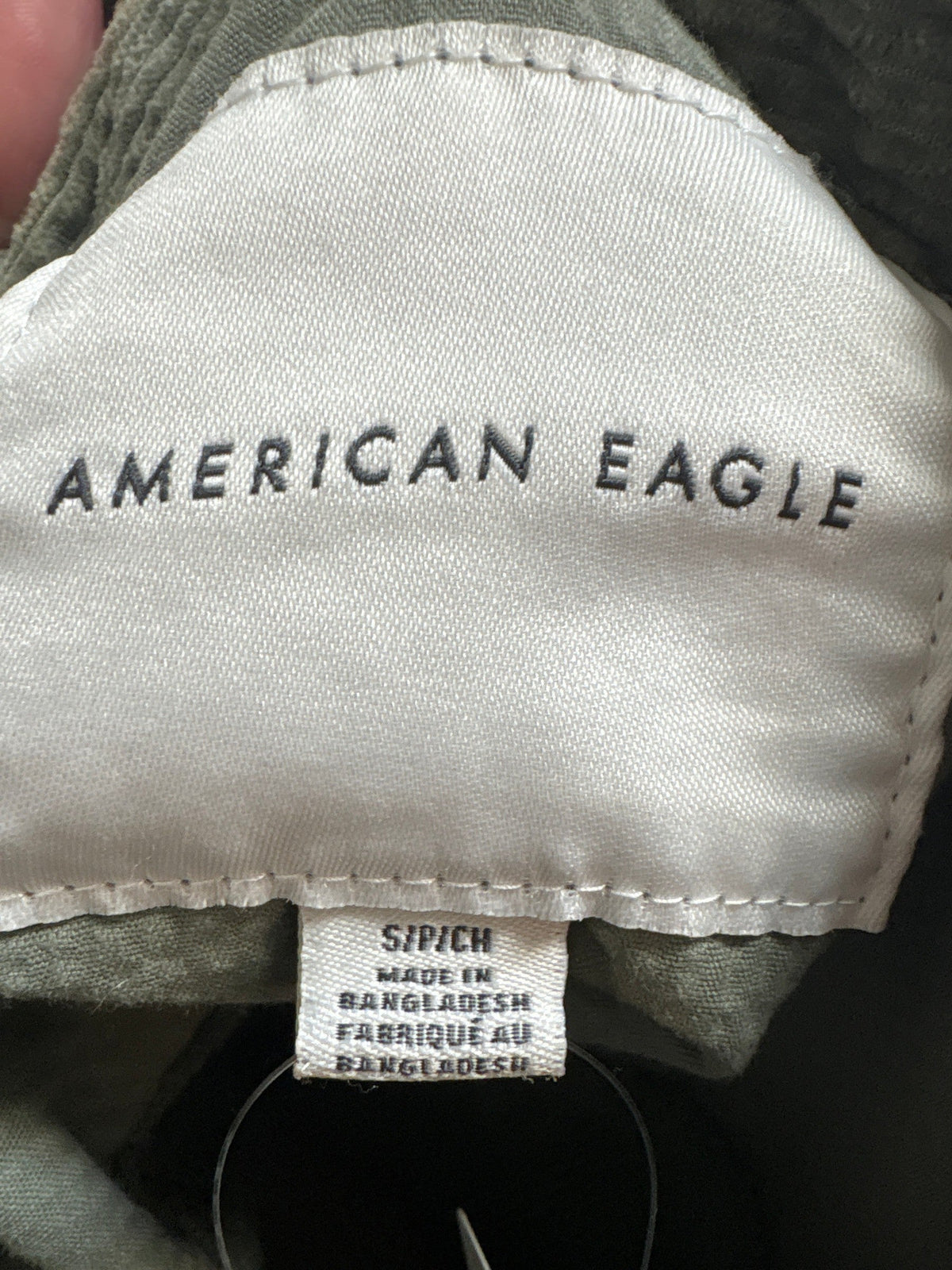 American Eagle Green Corduroy Jacket, S