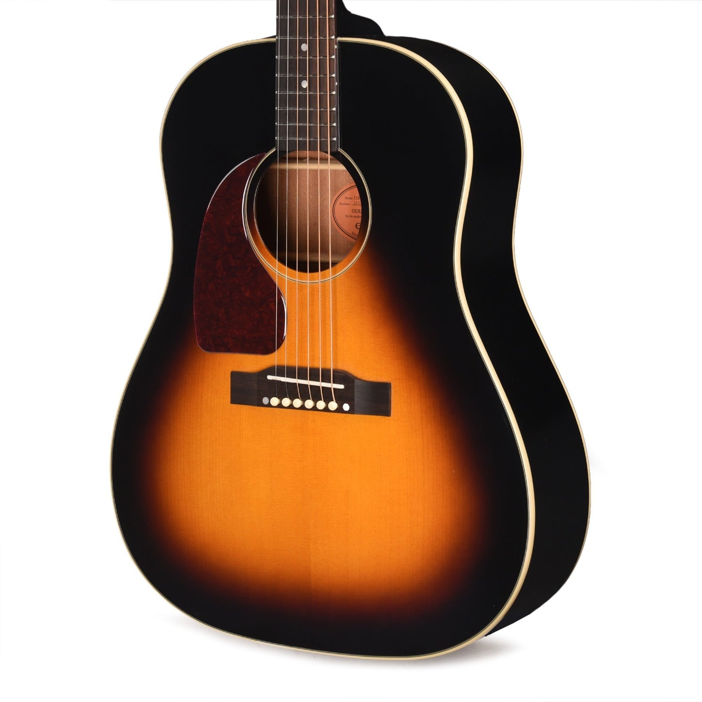 Epiphone Inspired by Gibson Original J-45 Standard LEFTY Vintage Sunburst