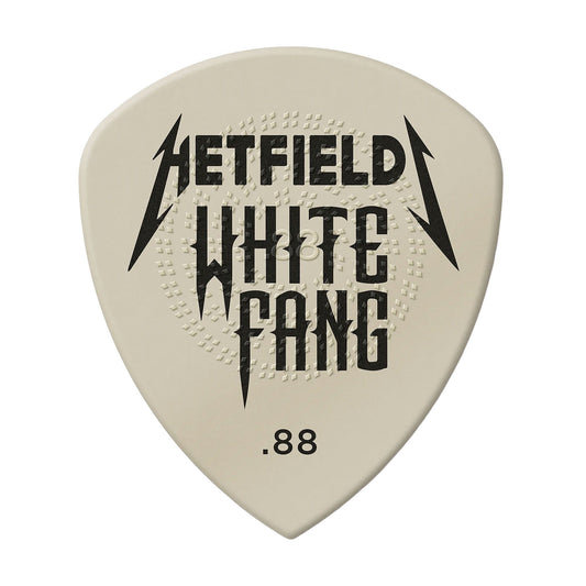 Dunlop Tortex Flow James Hetfield White Fang .88 mm Guitar Pick 6-pack