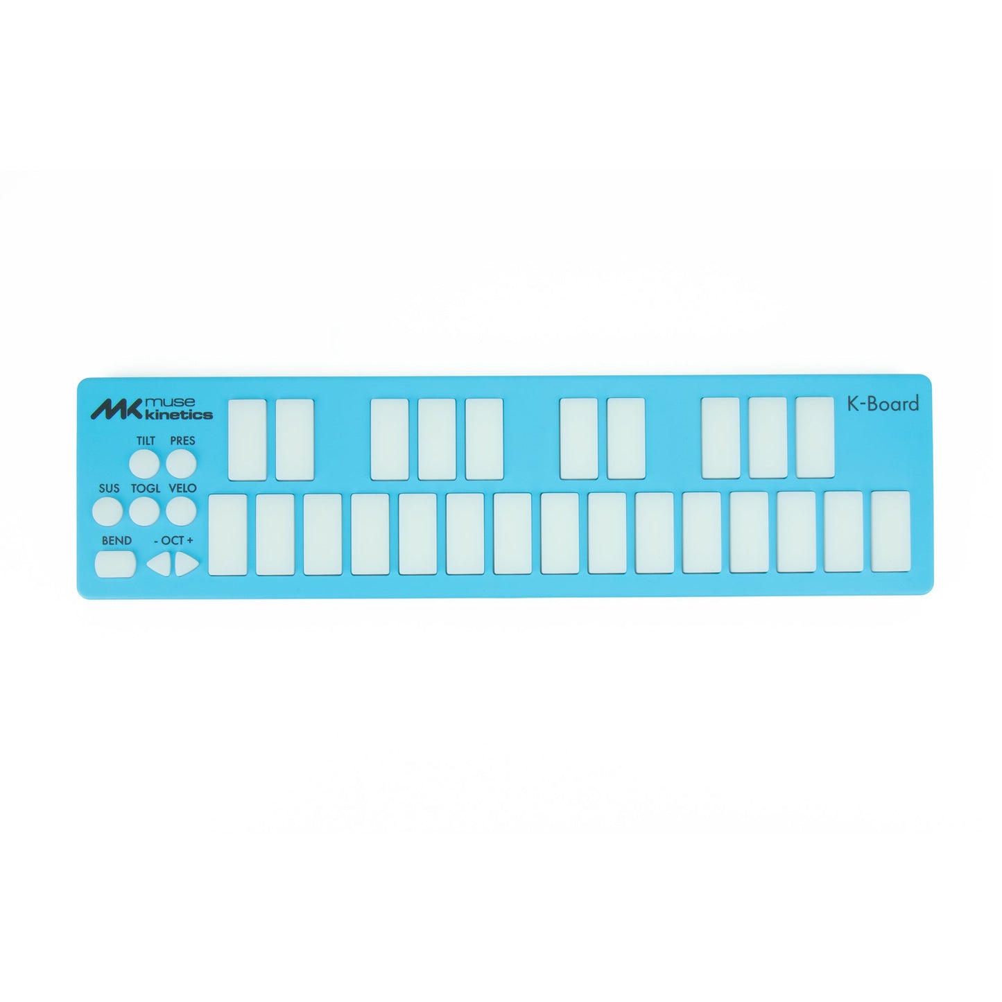 Muse Kinetics K-Board C USB MIDI Mini Keyboard Controller Aqua