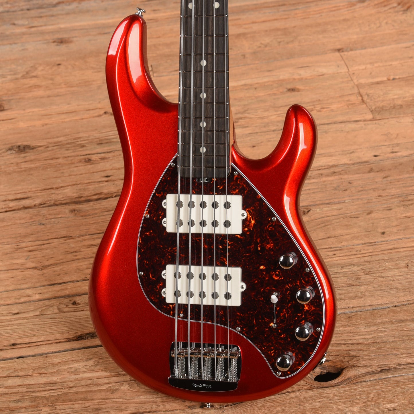 Music Man StingRay Special 5 HH Chrome Red 2023