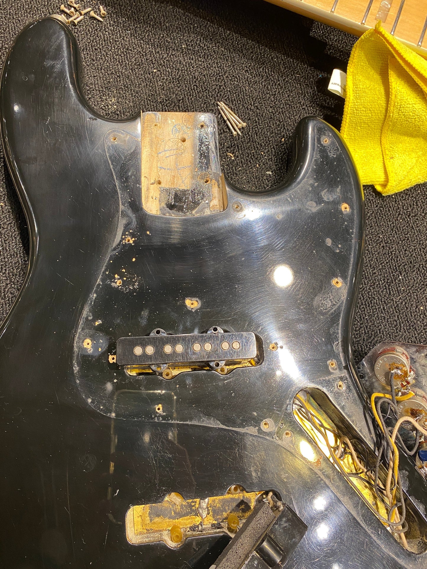 Fender Jazz Bass Black 1975
