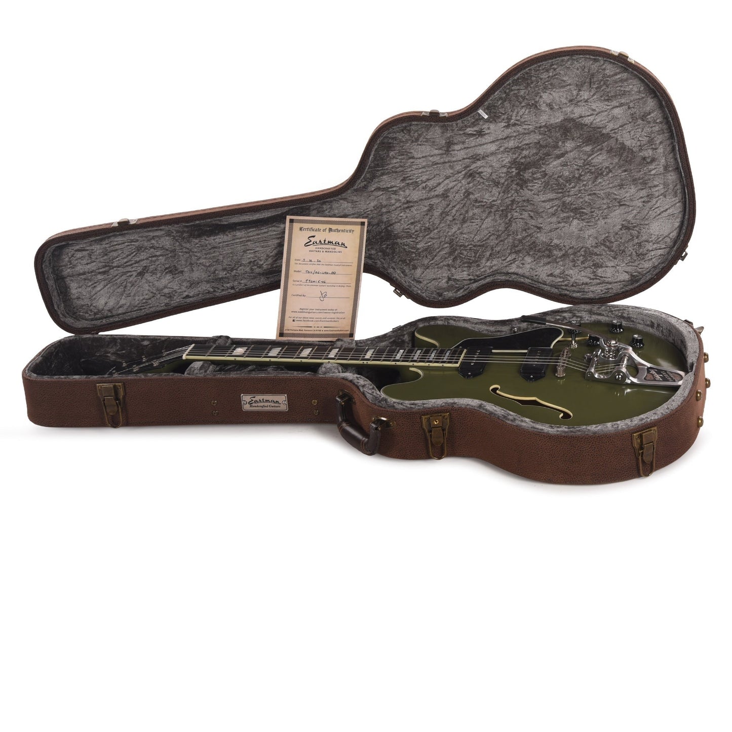 Eastman Limited Edition T64 Truetone Vintage Olive Drab w/Bigsby