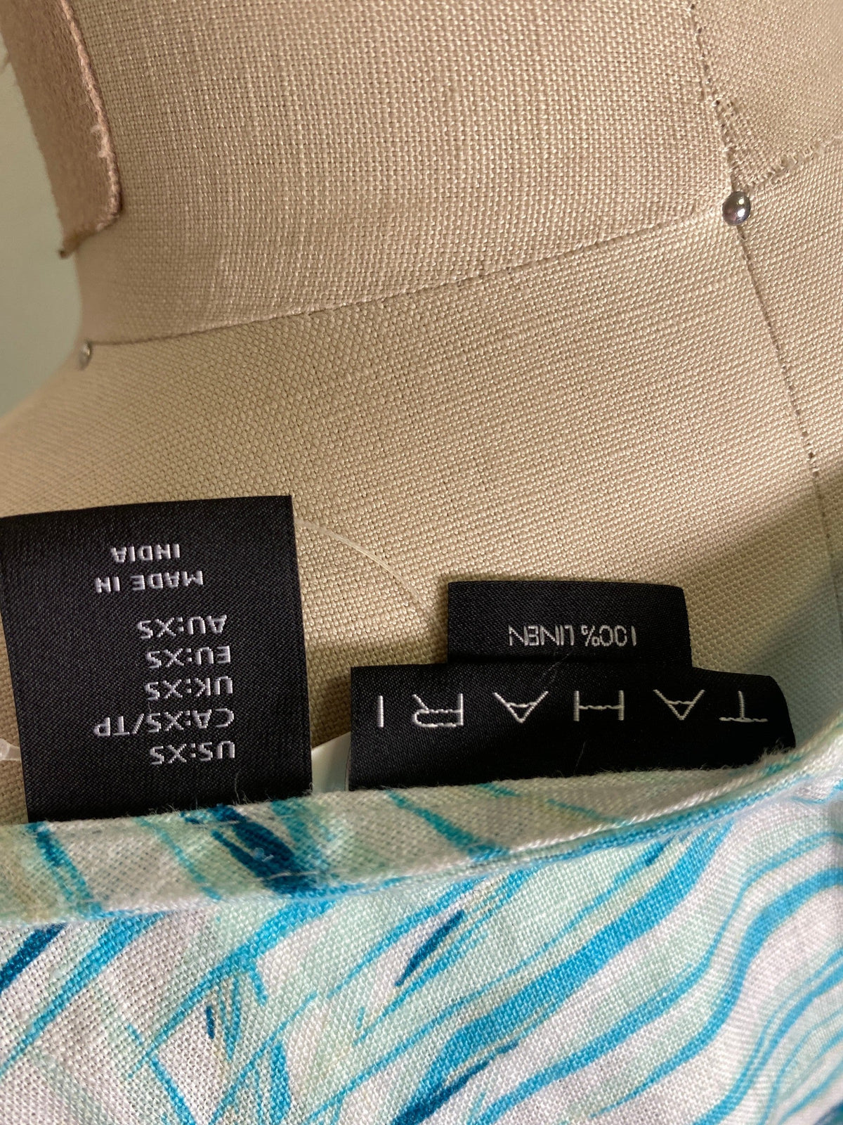 Tahari 100% Linen Dress, XS