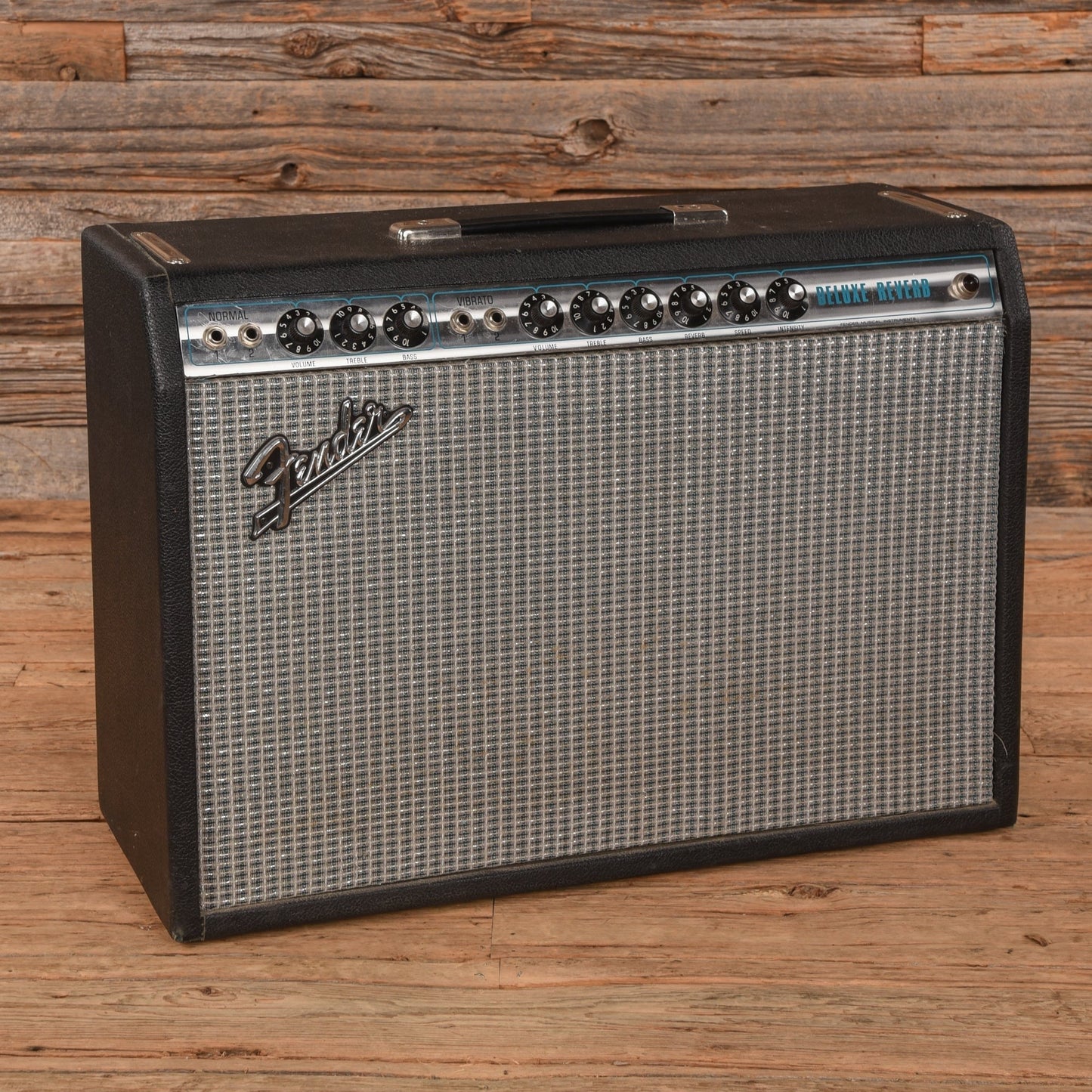 Fender Deluxe Reverb 2-Channel 22-Watt 1x12" Guitar Combo Amp 1973