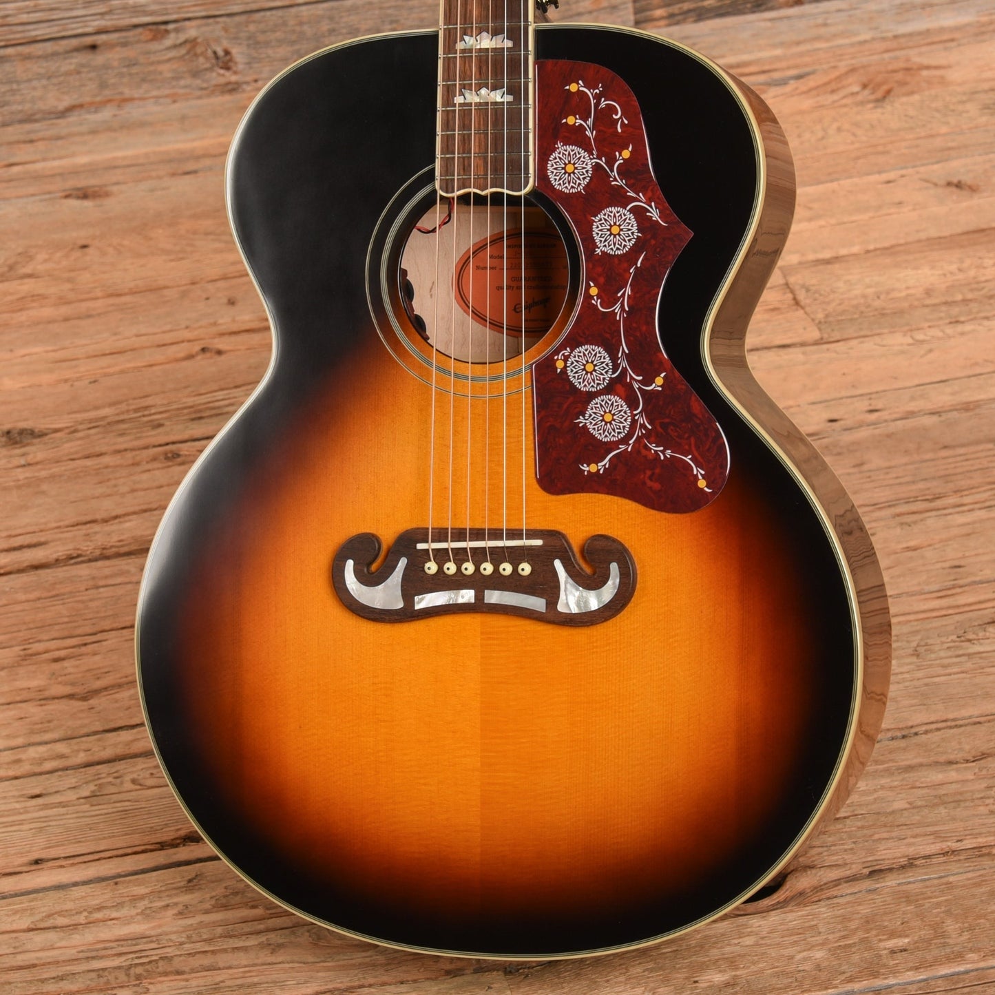 Epiphone J-200 Sunburst - Dave Amato of REO Speedwagon