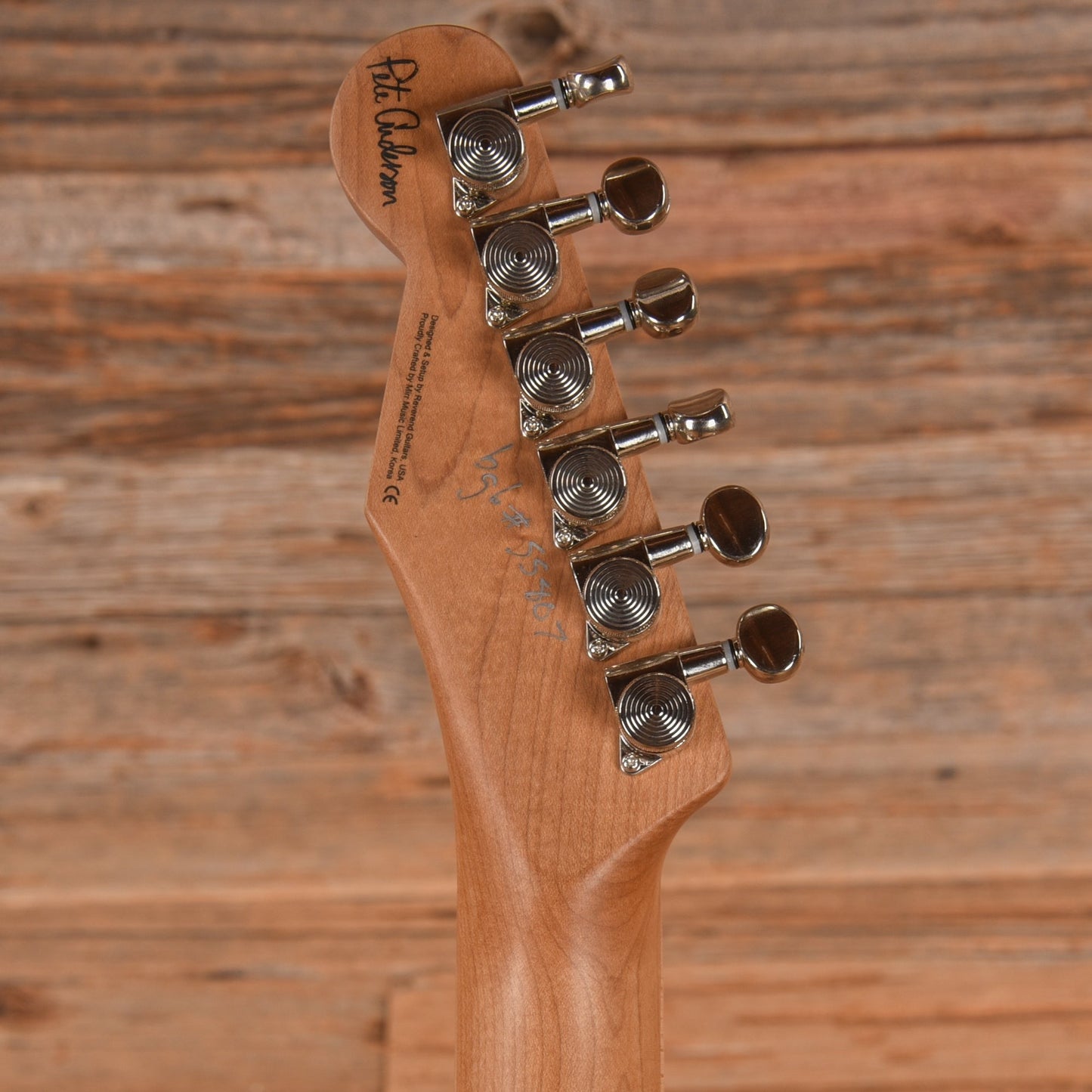Reverend Pete Anderson Signature Eastsider S Satin Black