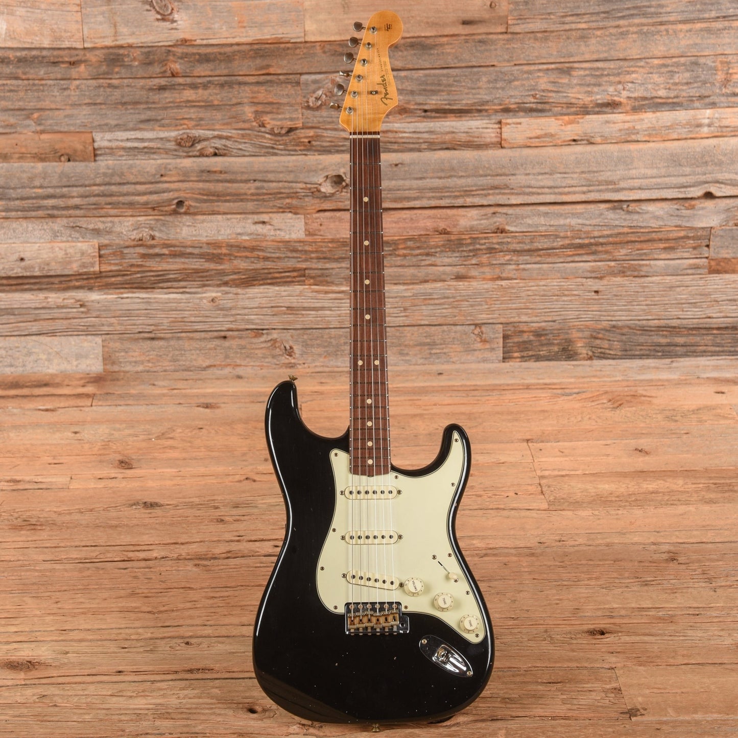 Fender Custom Shop '63 Stratocaster Reissue Journeyman Relic Black 2022