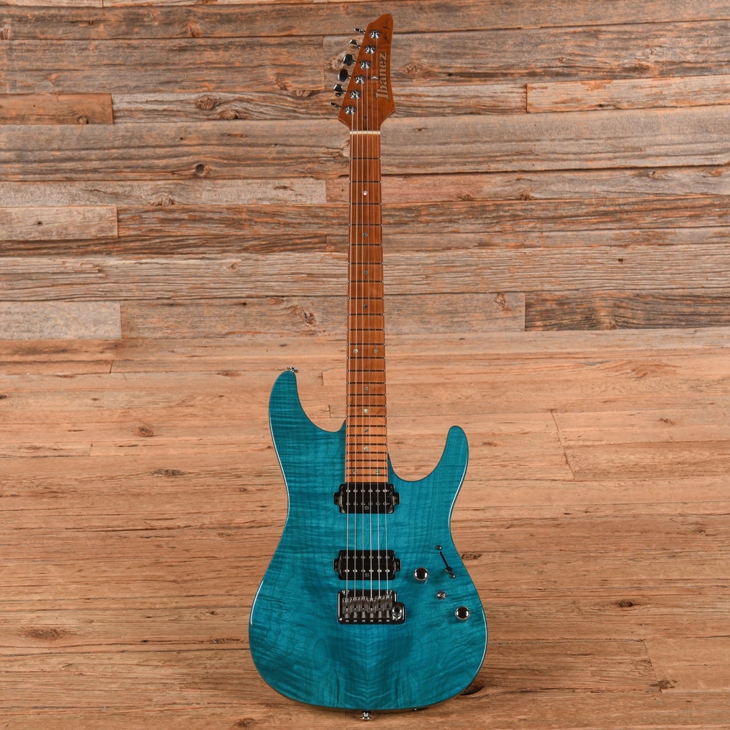 Ibanez MM1 Martin Miller Signature Transparent Aqua Blue 2023