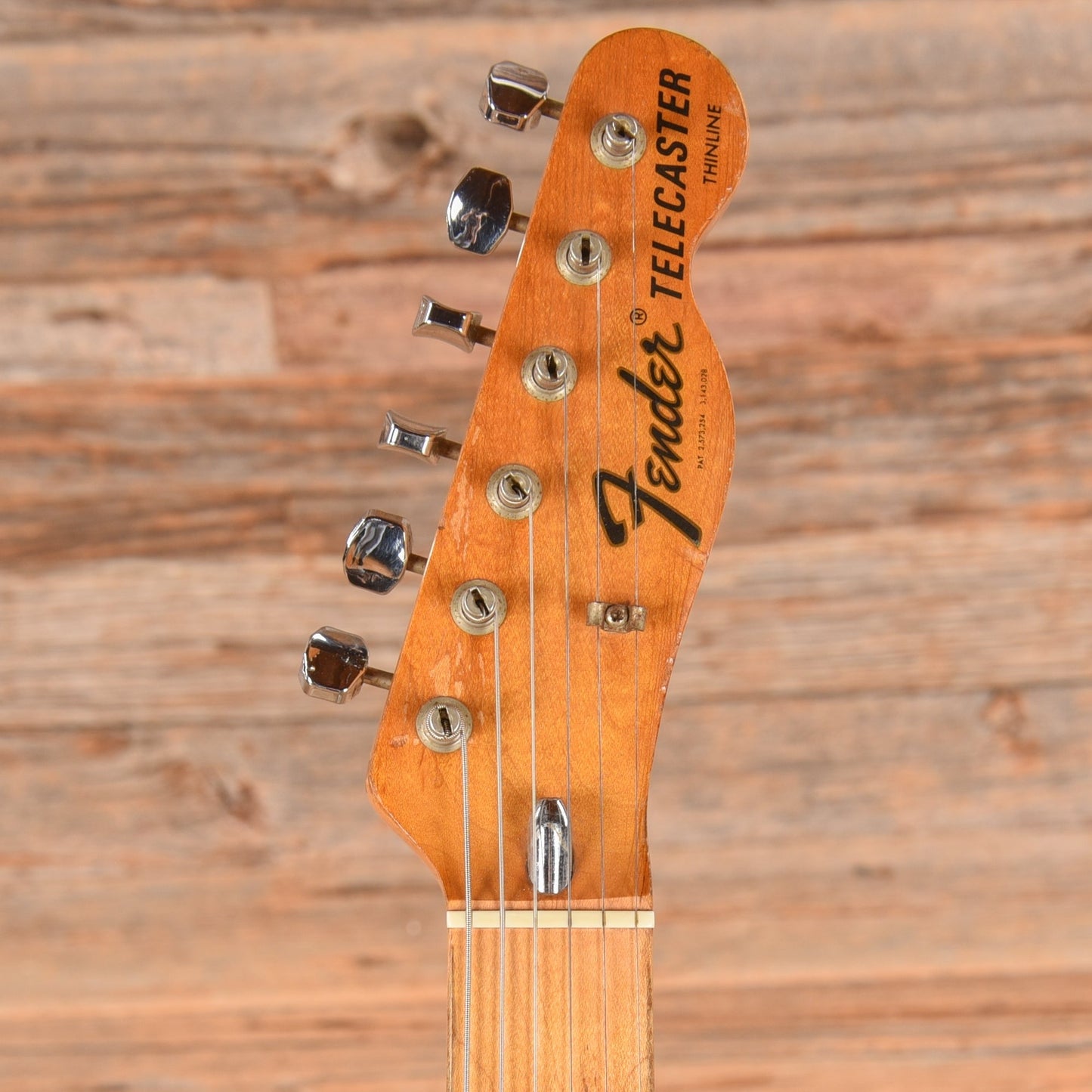 Fender Telecaster Thinline Transparent Black Refin 1972