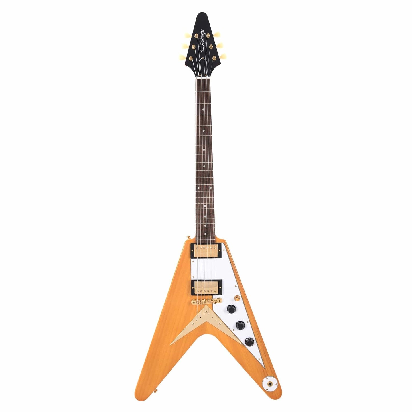 Epiphone 1958 Korina Flying V Aged Natural