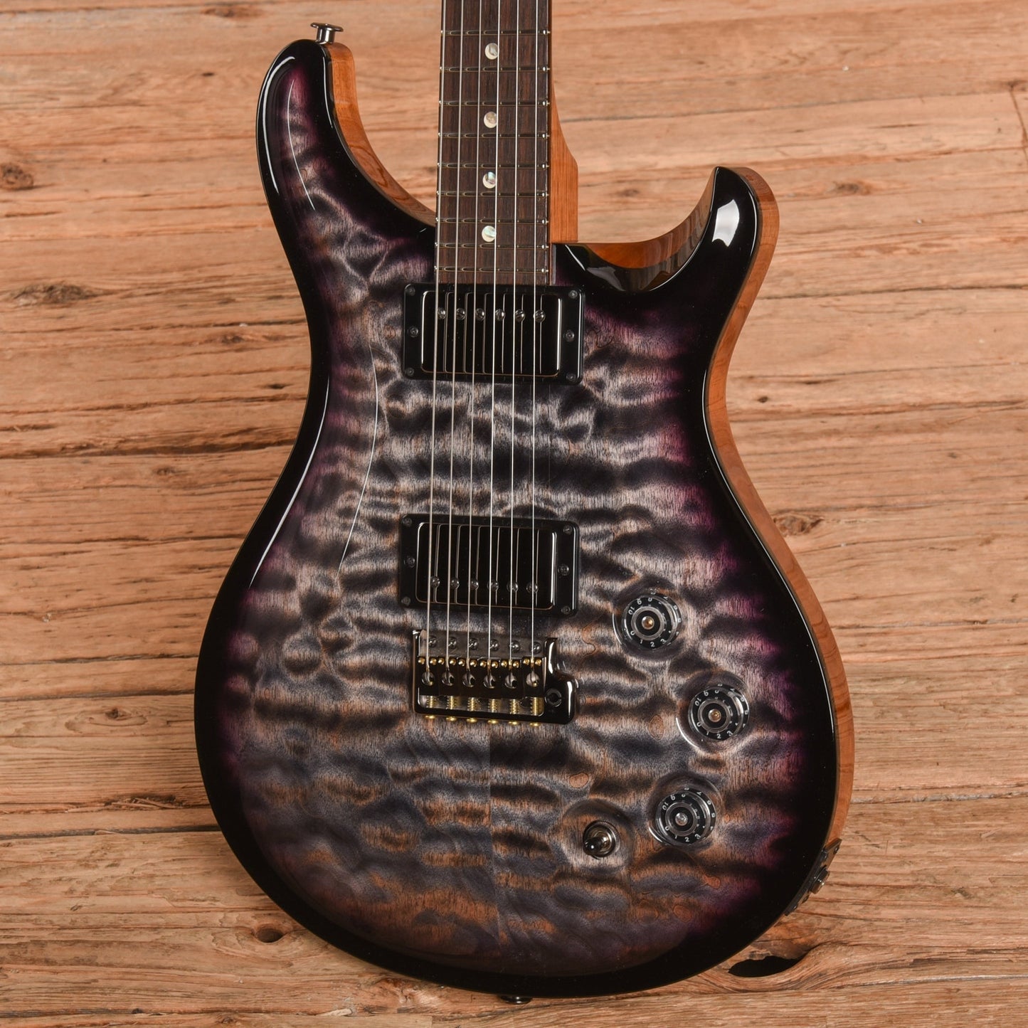 PRS DGT David Grissom Tremolo 10-Top Charcoal Purple Burst 2025