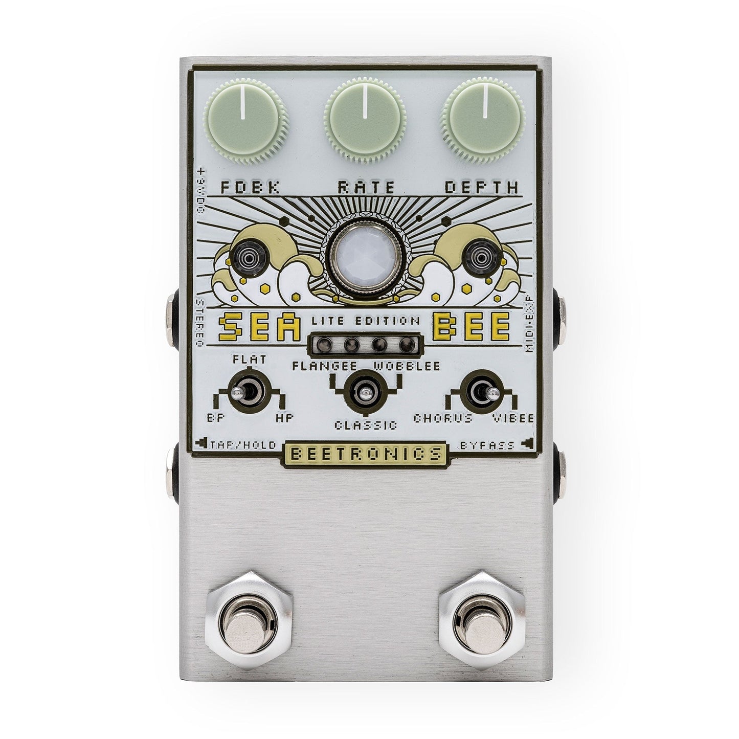 Beetronics Seabee Lite Edition Cream Harmochorus Pedal