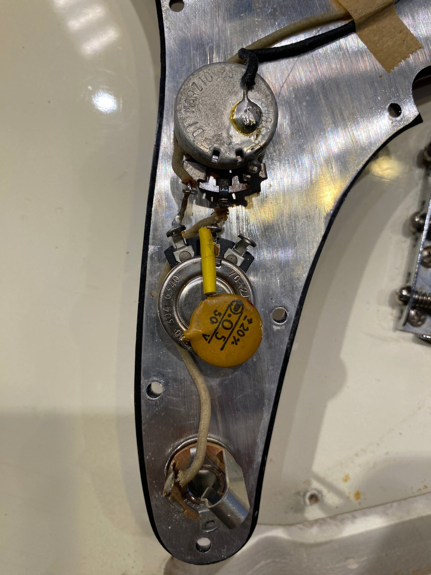 Fender Music Master Olympic White 1963