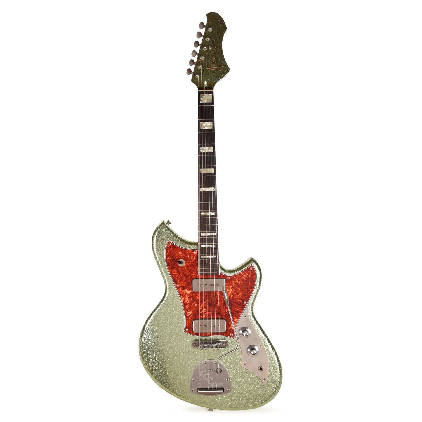 Novo Serus J Coke Bottle Green Sparkle Extra Light Distress w/ Fralin P-90 Pickups