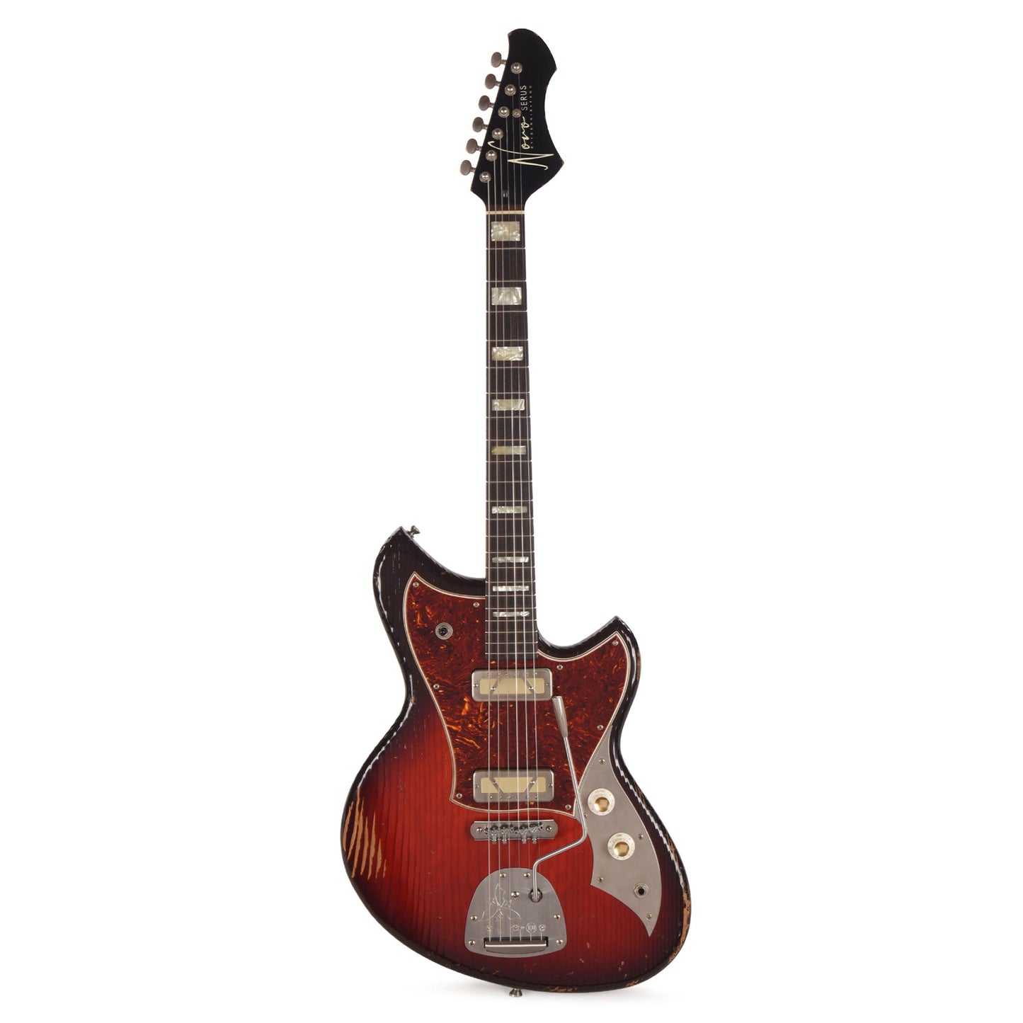 Novo Serus J Harmony Burst Medium Distress w/ Lollar Gold Foil Pickups