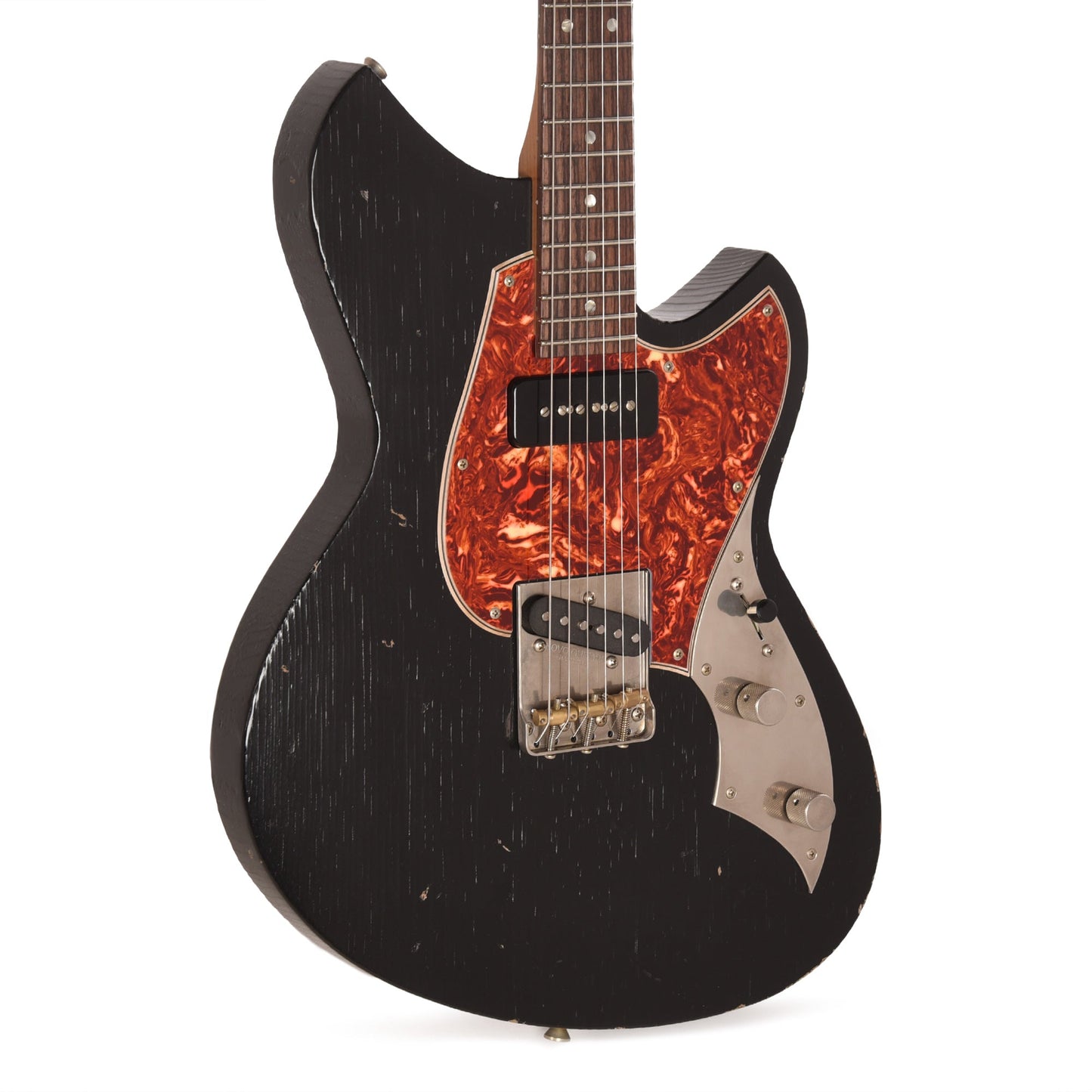 Novo Serus T Nucleus Bull Black Light Distress w/ Fralin High Output Tele & Fralin P-45 Pickups