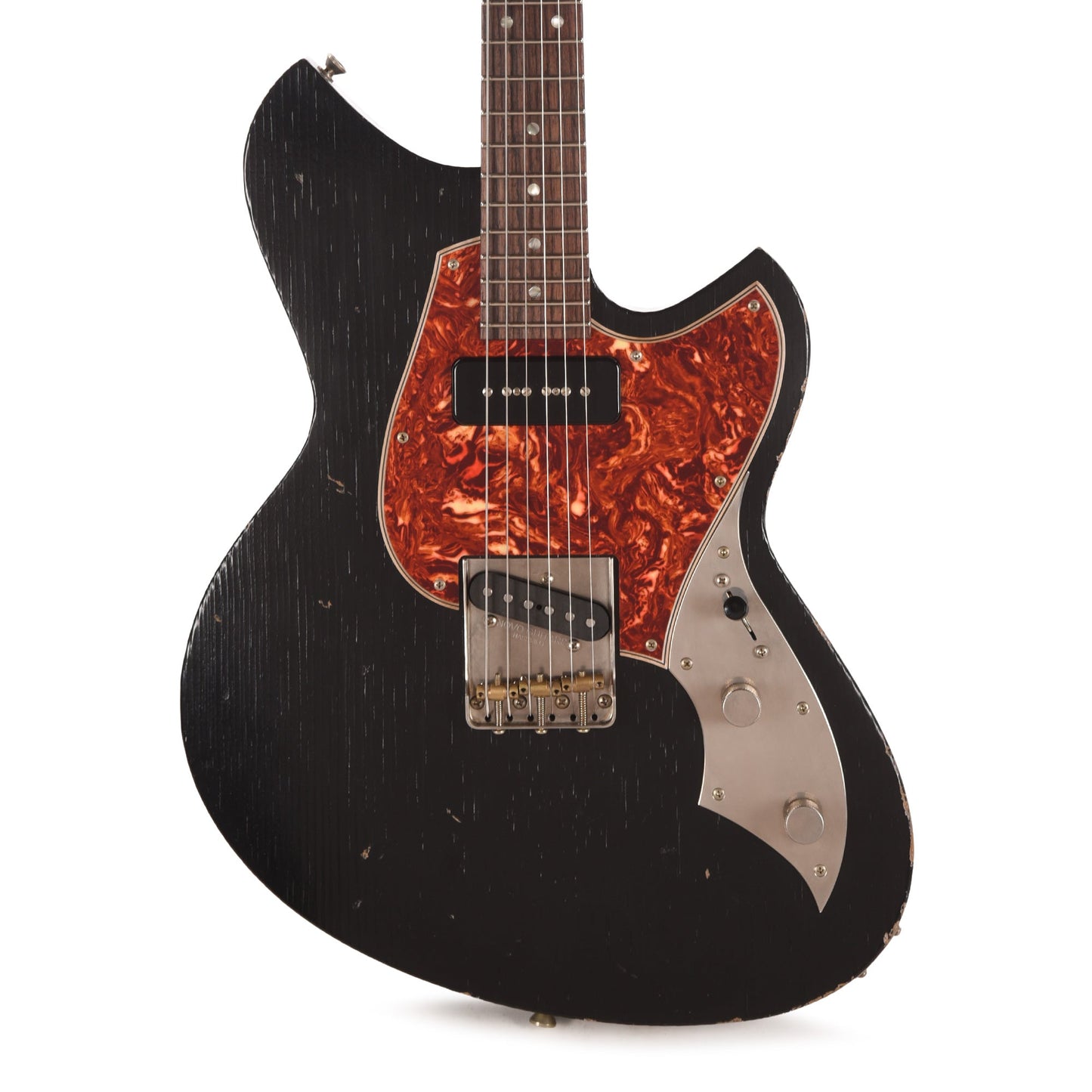 Novo Serus T Nucleus Bull Black Light Distress w/ Fralin High Output Tele & Fralin P-45 Pickups