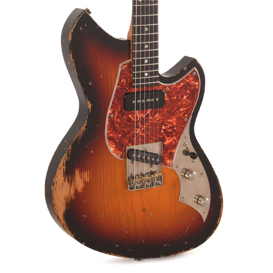 Novo Dealer Limited Serus T 3-Tone Burst Medium Distress w/Fralin High Output Tele Pickups