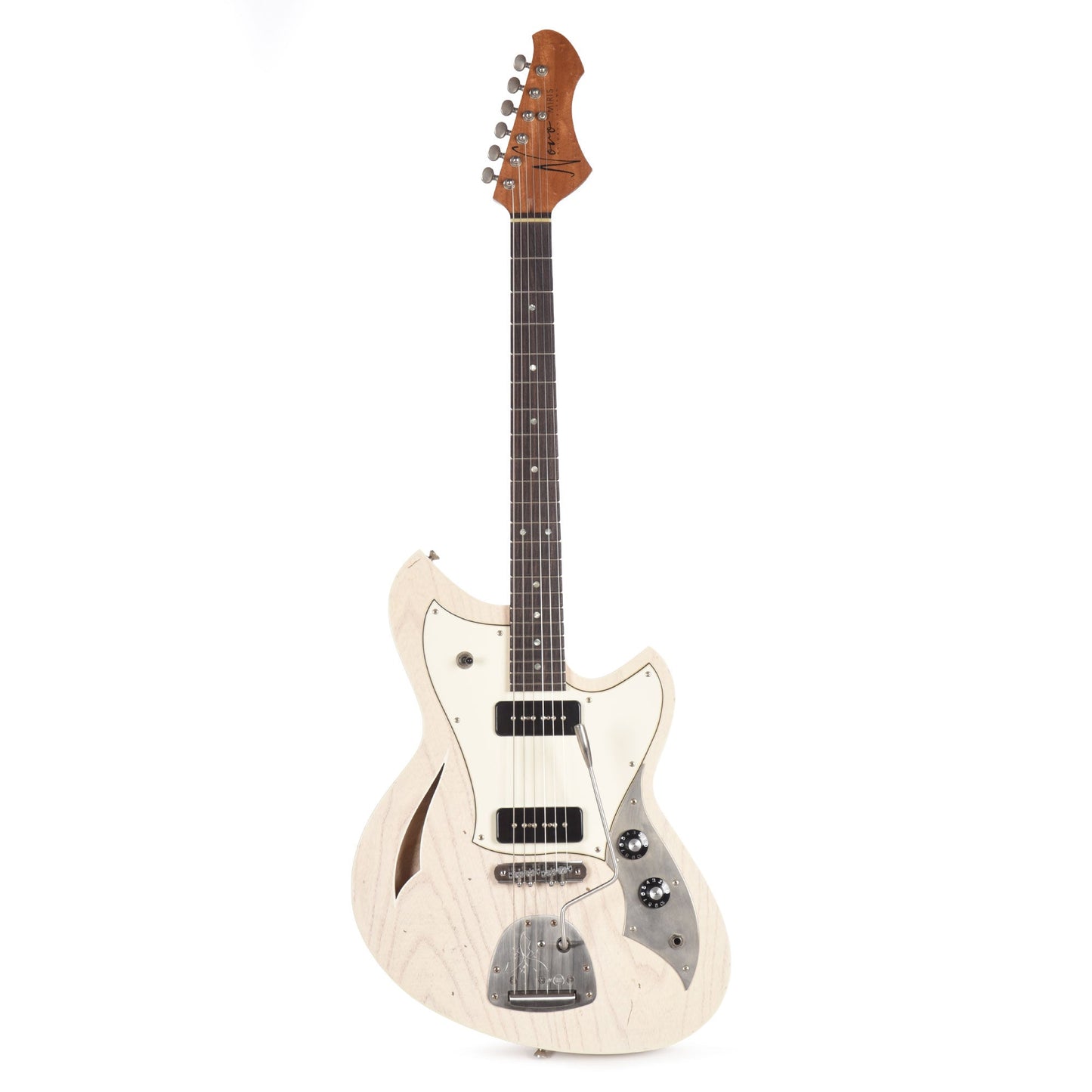 Novo Miris J Mary Kaye White Light Distress w/Fralin P-90 Pickups