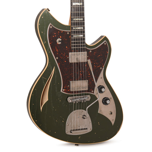 Novo Miris JHH Light Distress Cadillac Green w/Fralin Pure PAF Humbuckers