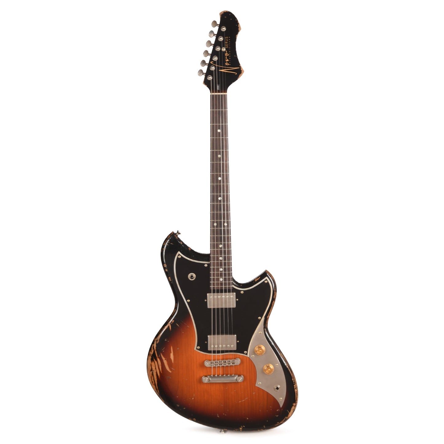 Novo Serus H2 Custom Firebird Burst Medium Distress w/Fralin Pure PAF Humbuckers
