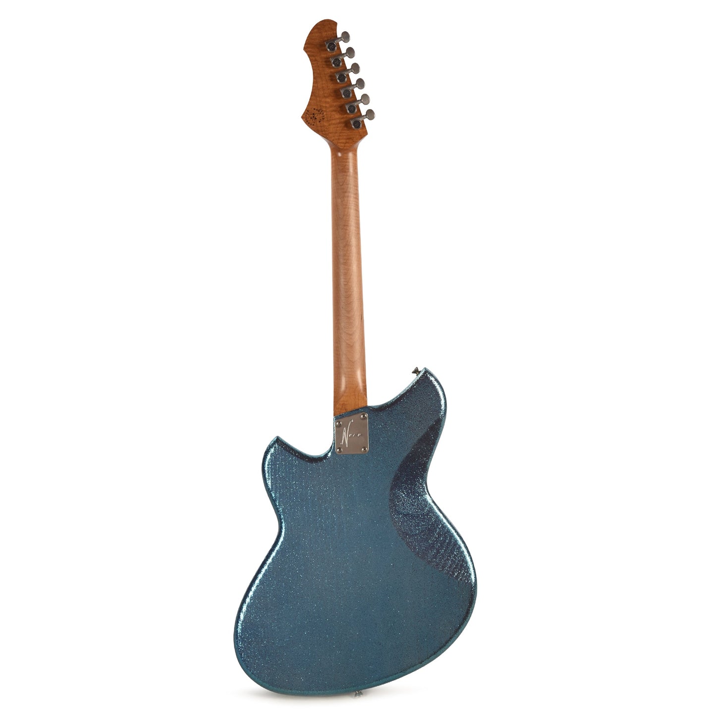 Novo Serus J Custom Lake Placid Blue Sparkle Extra Light Distress w/Lollar Gold Foils