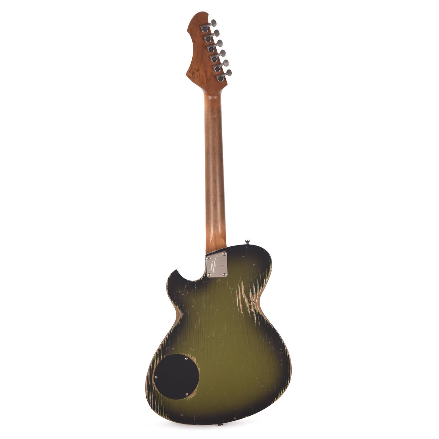 Novo Solus H2 Medium Distress Uffington Burst w/Fralin Pure PAF Humbuckers