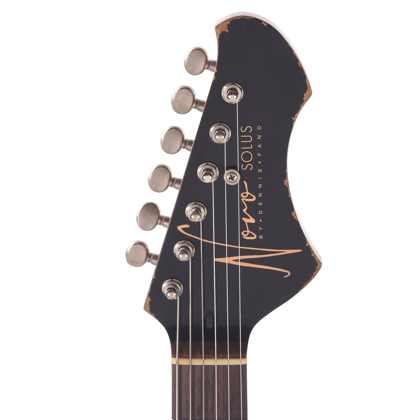 Novo Solus H2 Medium Distress Uffington Burst w/Fralin Pure PAF Humbuckers